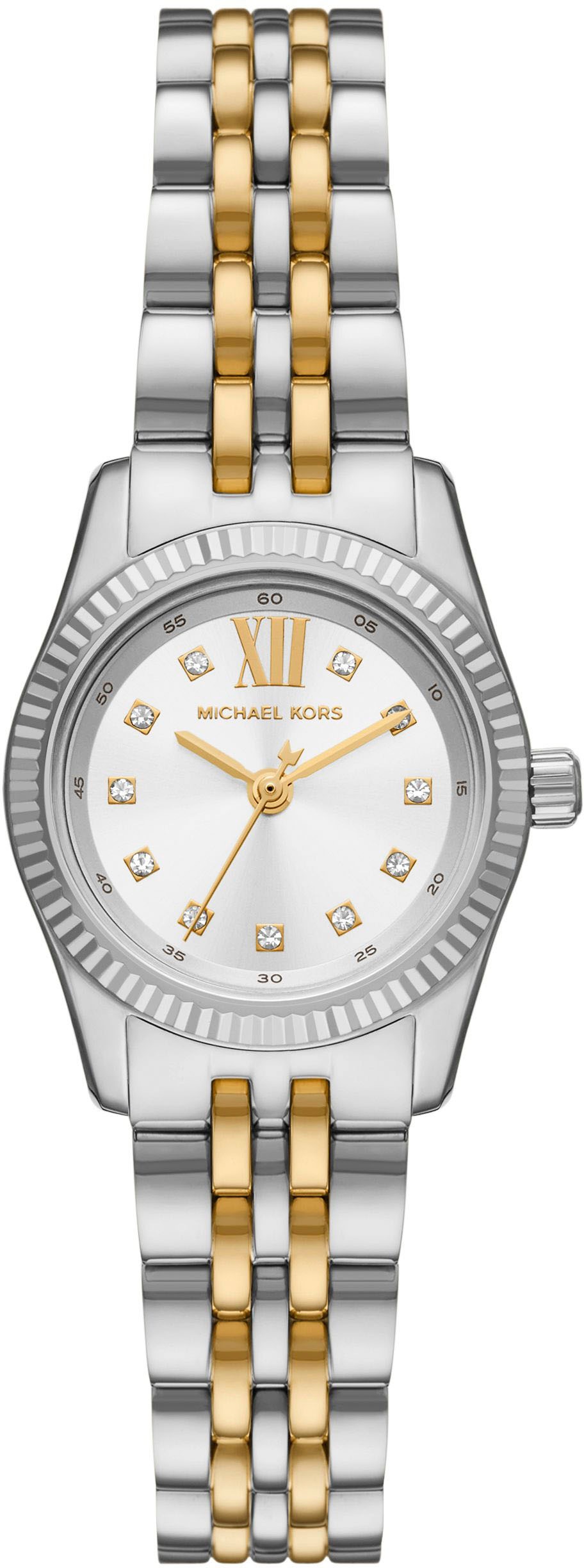 Quarzuhr MICHAEL KORS "LEXINGTON", silber (silberfarben, goldfarben), Armbanduhren, Damen, Quarzuhr, Armbanduhr, Damenuhr, Edelstahlarmband 2