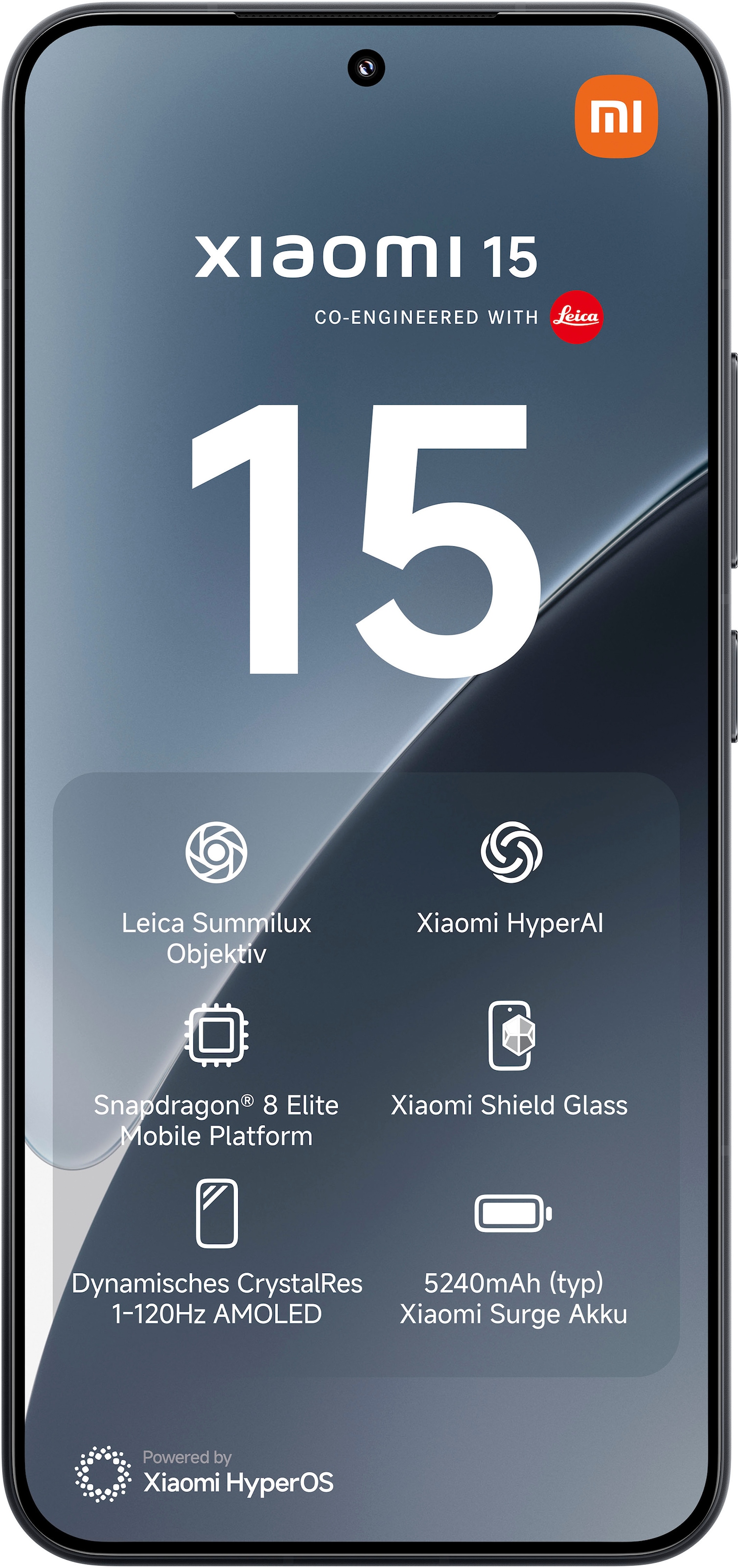 Xiaomi Smartphone »15 12+512GB«, Schwarz