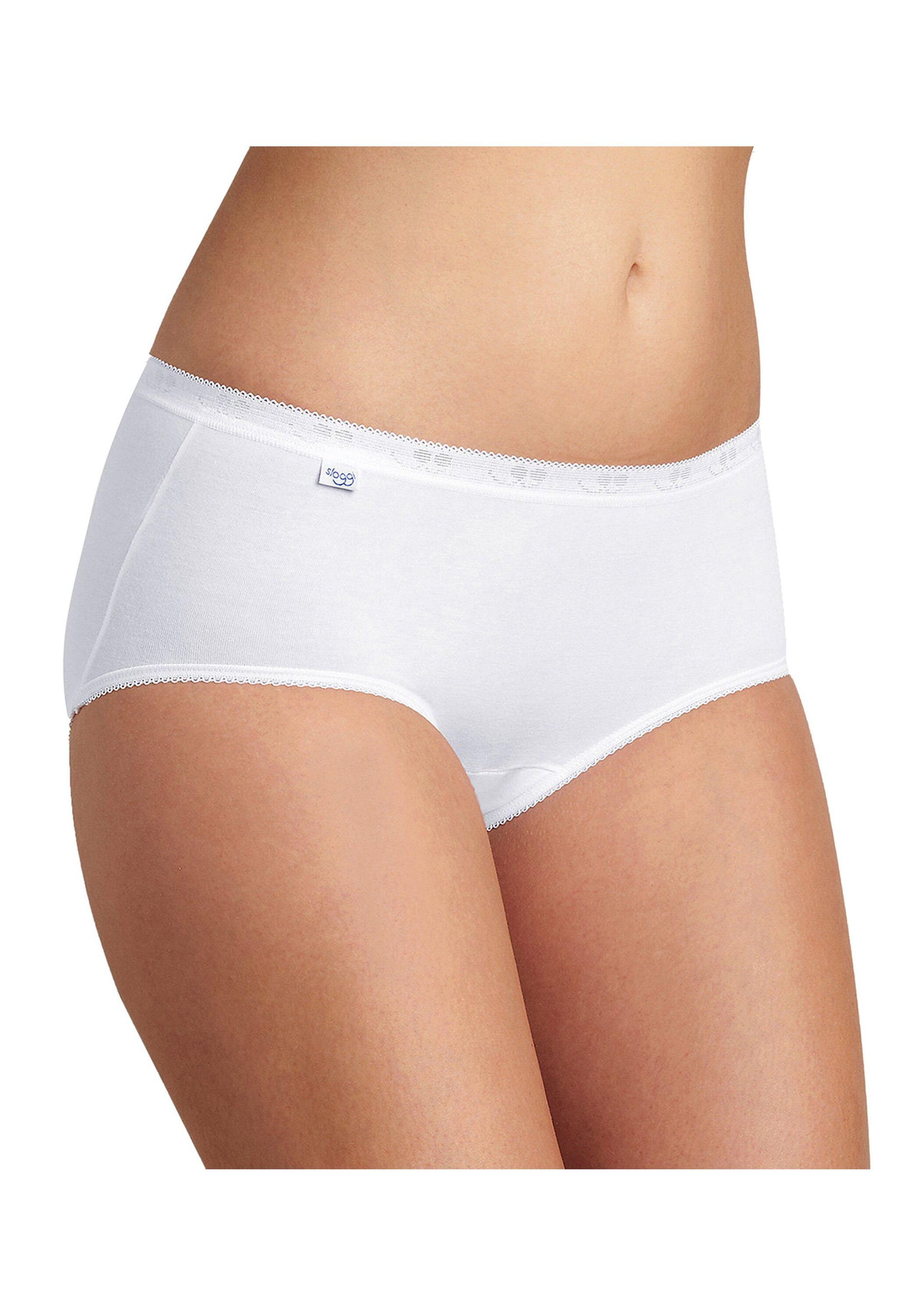 sloggi Slip »Slip Basic+ Midi 4P 4er Pack«