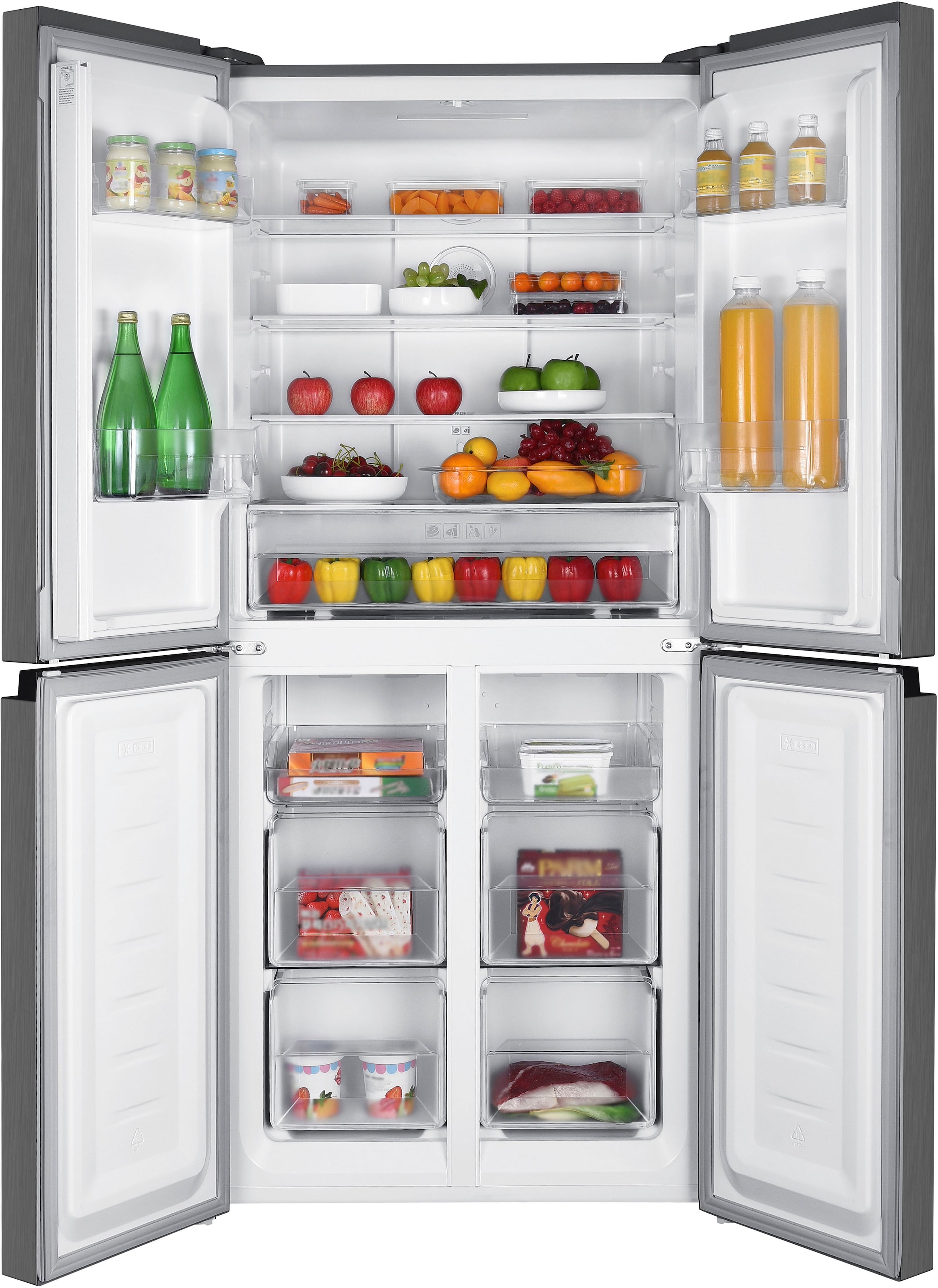 Hanseatic Multi Door "HCDD18080EI" 180 cm hoch 79 cm breit NoFrost, Display günstig online kaufen