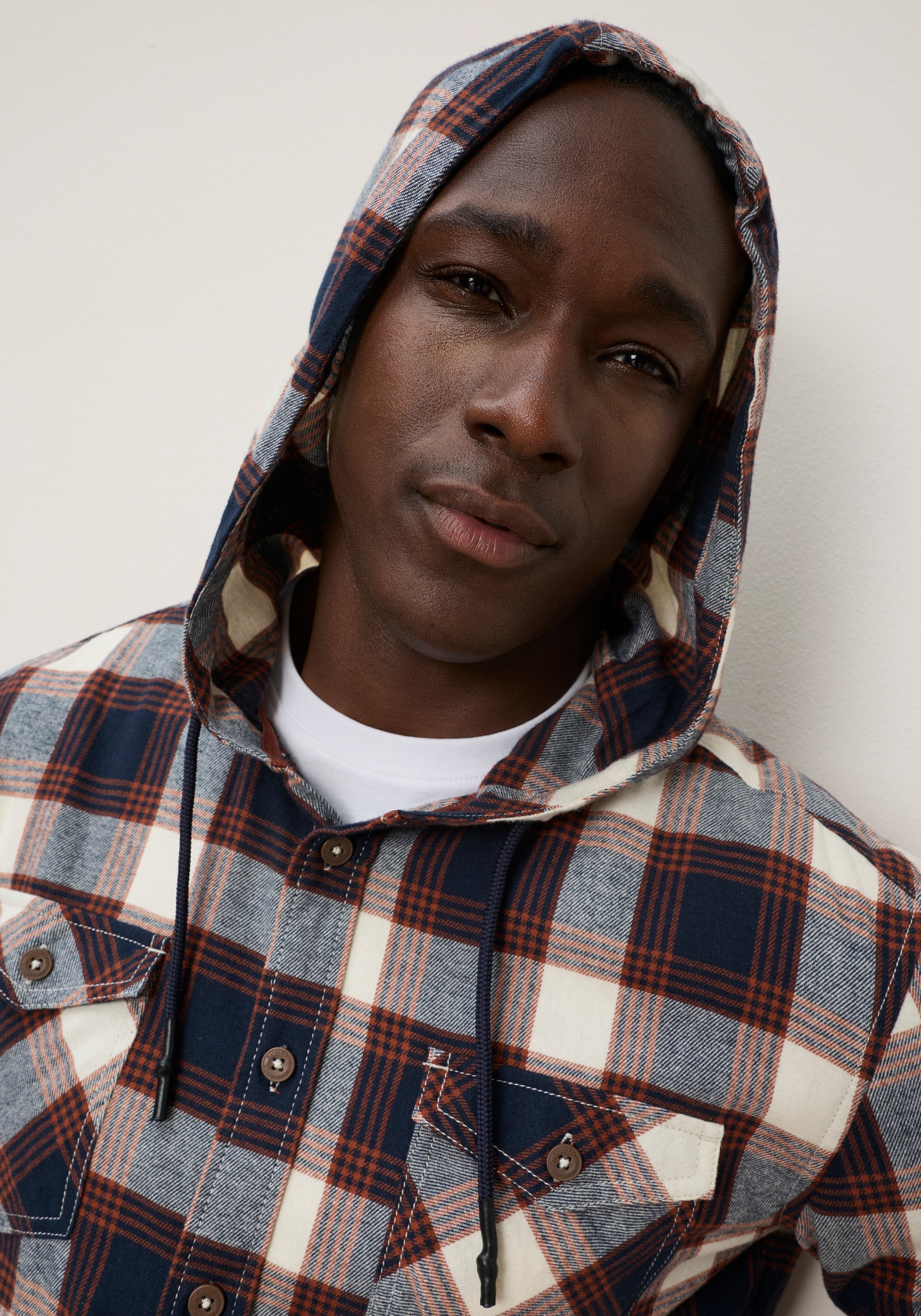 KangaROOS Kapuzenhemd mit bequemer Passform, aus Flanell