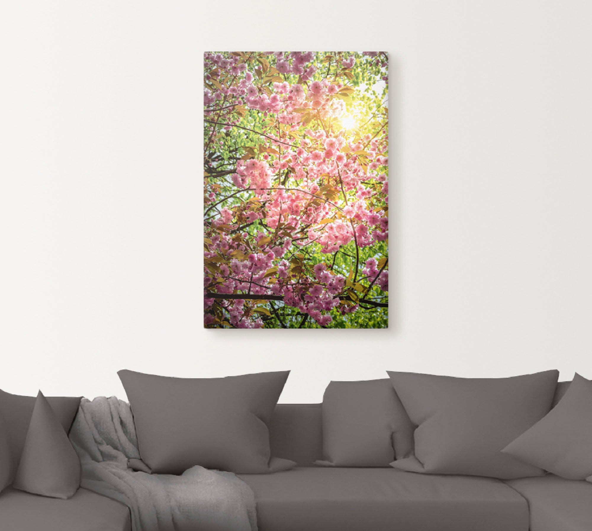 Artland Poster »Japanische Kirschblüte«, Vier Jahreszeiten, (1 St.), als Alubild, Leinwandbild, Wandaufkleber oder Poster in versch. Größen