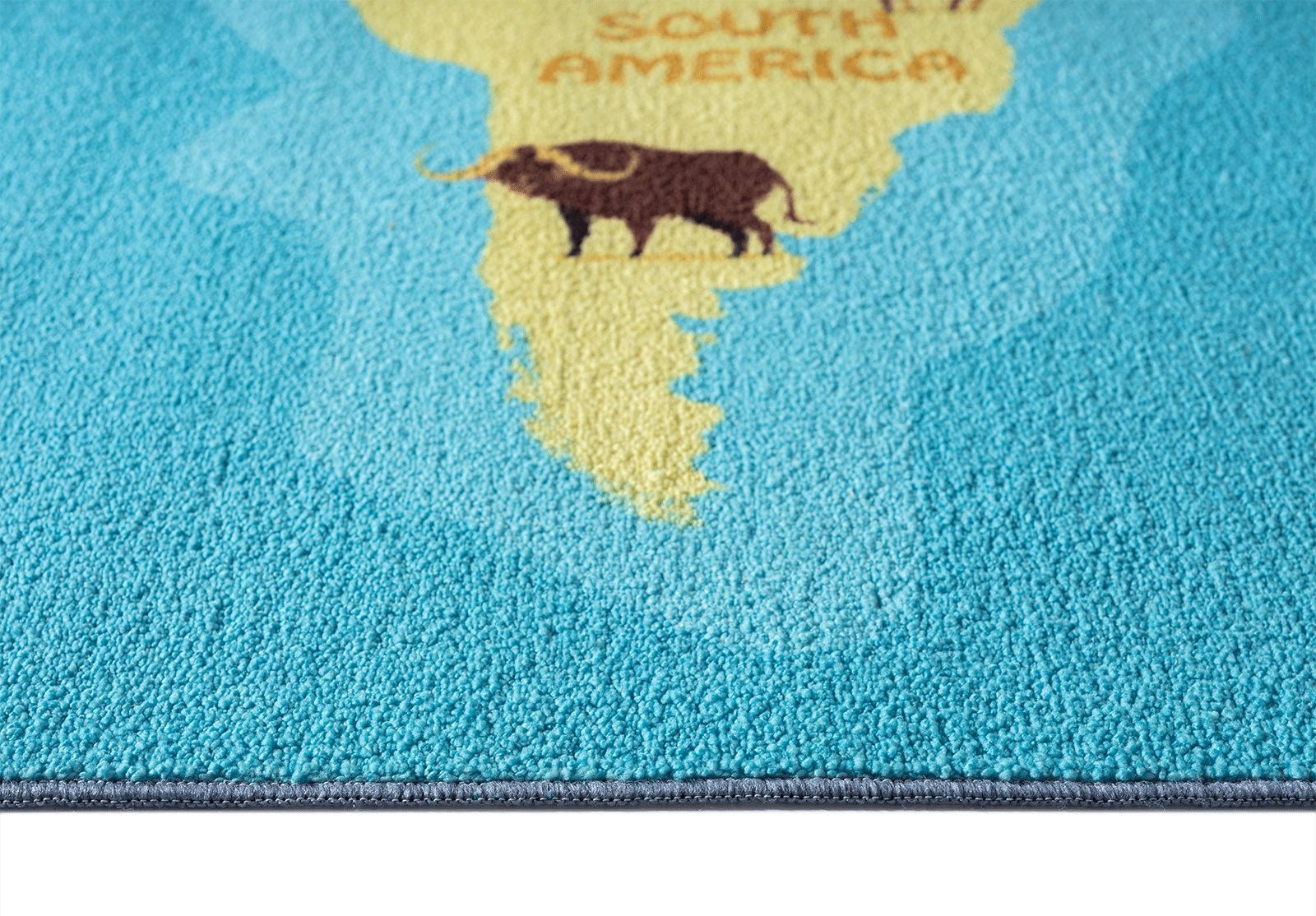 Thumbnail - the carpet Teppich "Happy Life round" rund 4 mm Höhe Life Kinderzimmer Teppich Spielteppich pflegeleicht