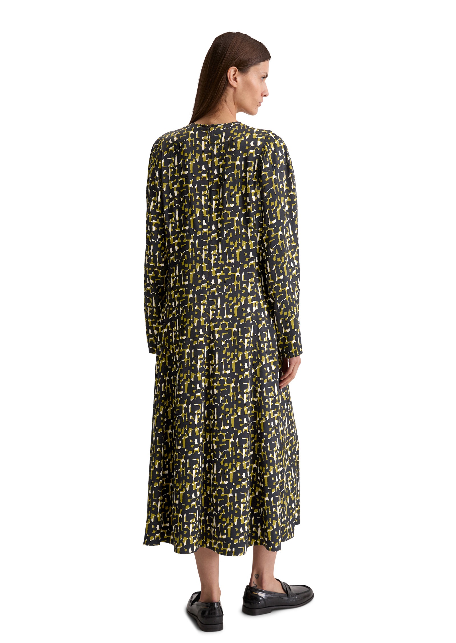 Thumbnail - Marc OPolo Druckkleid "aus Viskose-Stretch-Satin"