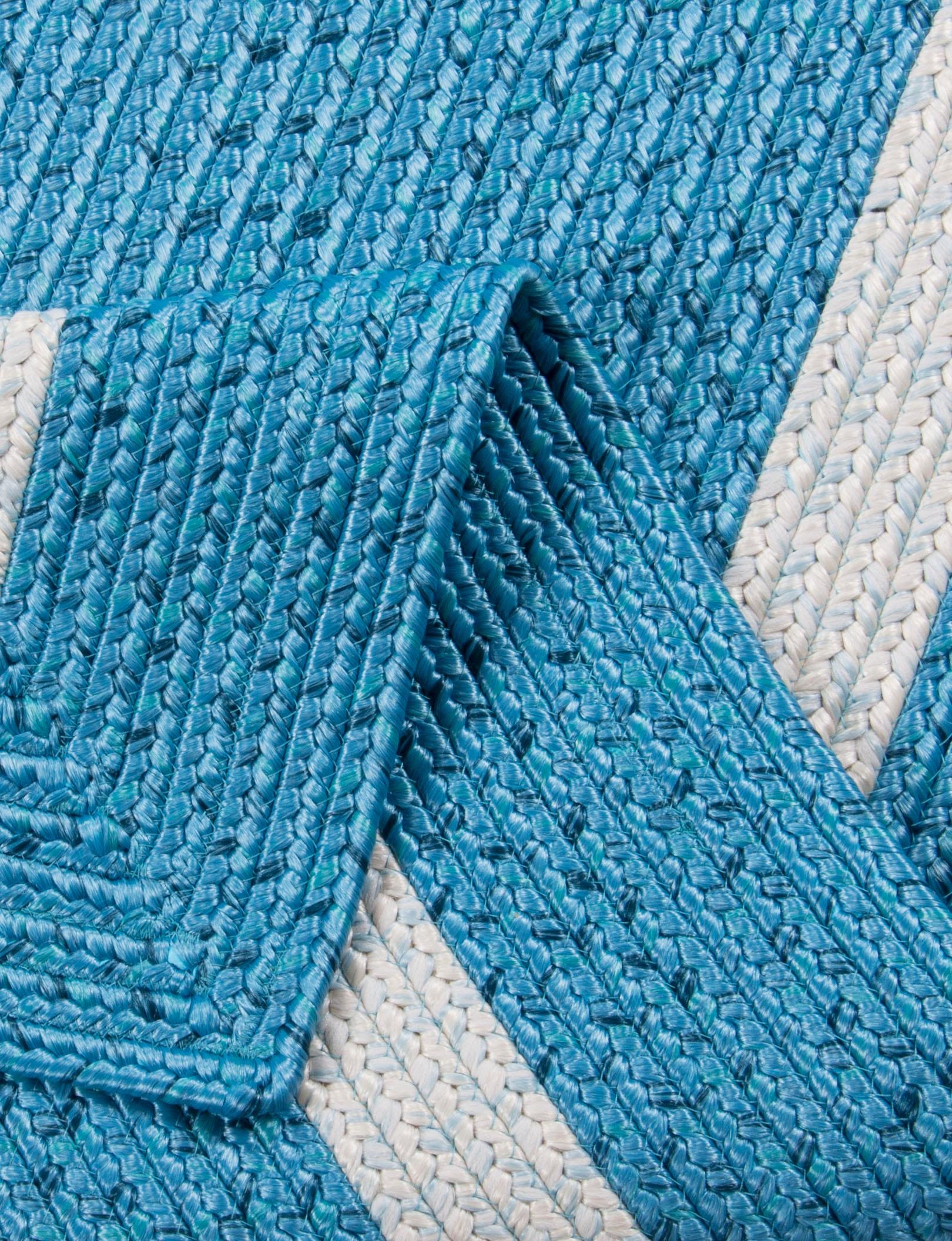 Thumbnail - Gino Falcone Teppich "Benito", rechteckig, 6 mm Höhe, Flachgewebe, Uni Farben, mit Bordüre, In- und Outdoor geeignet
