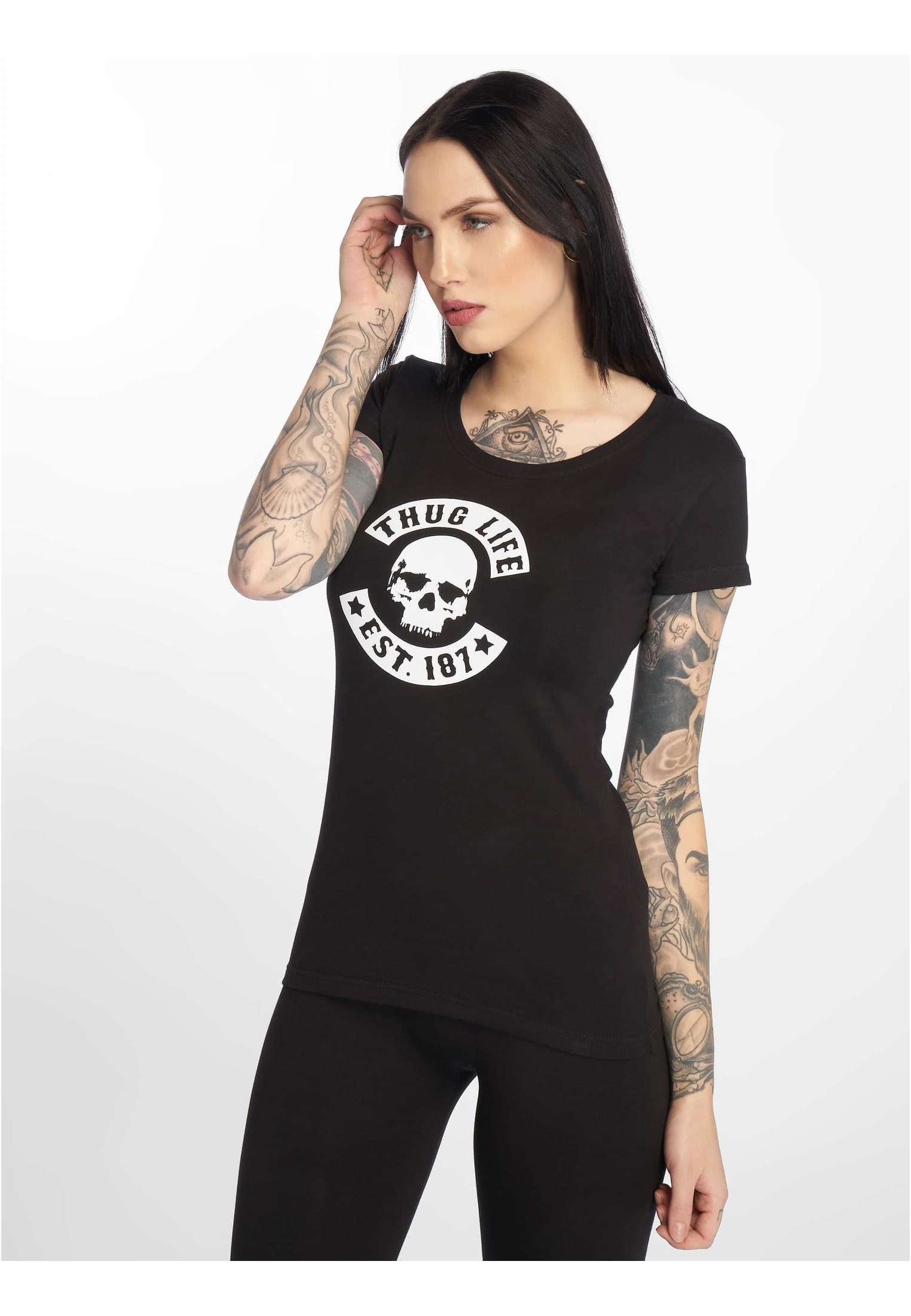 Kurzarmshirt Queen Friday | tlg.) Thug Life T-Shirt«, Black »Damen BAUR (1