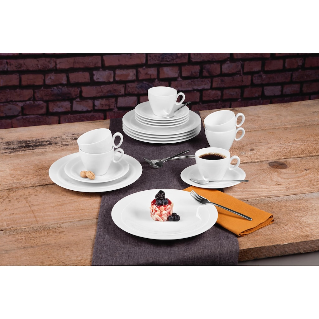 Seltmann Weiden Kaffeeservice »Geschirr-Set, Service Trio«, (Set, 18 tlg.)