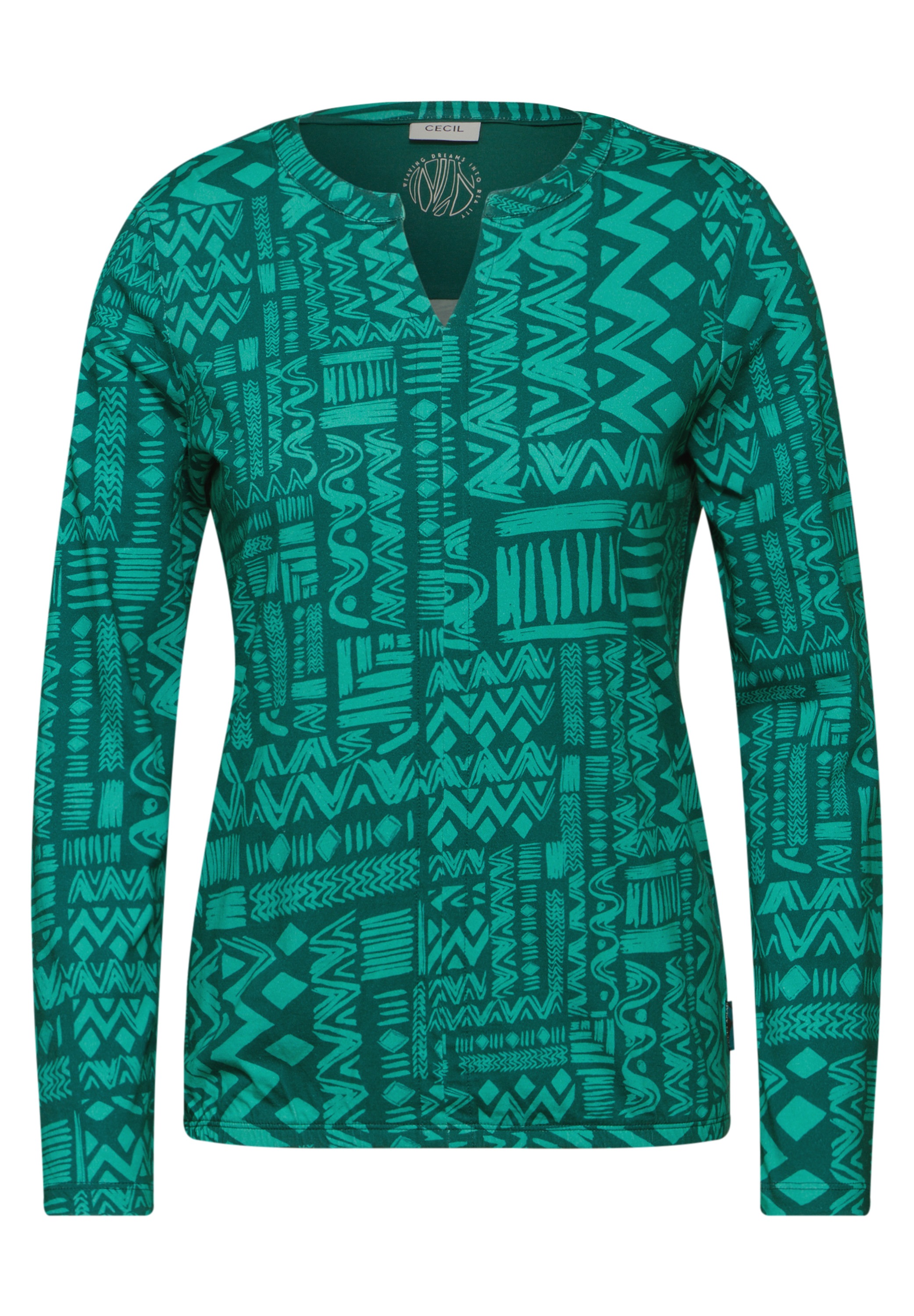 Cecil Tunikashirt, aus reiner Baumwolle
