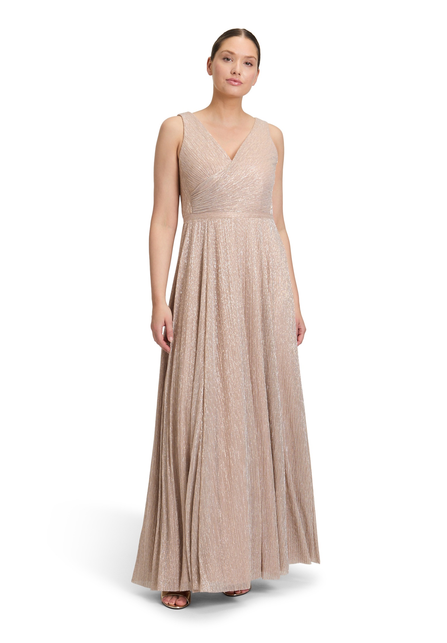 Vera Mont Abendkleid "Vera Mont Damen Abendkleid mit Plissee", Material günstig online kaufen