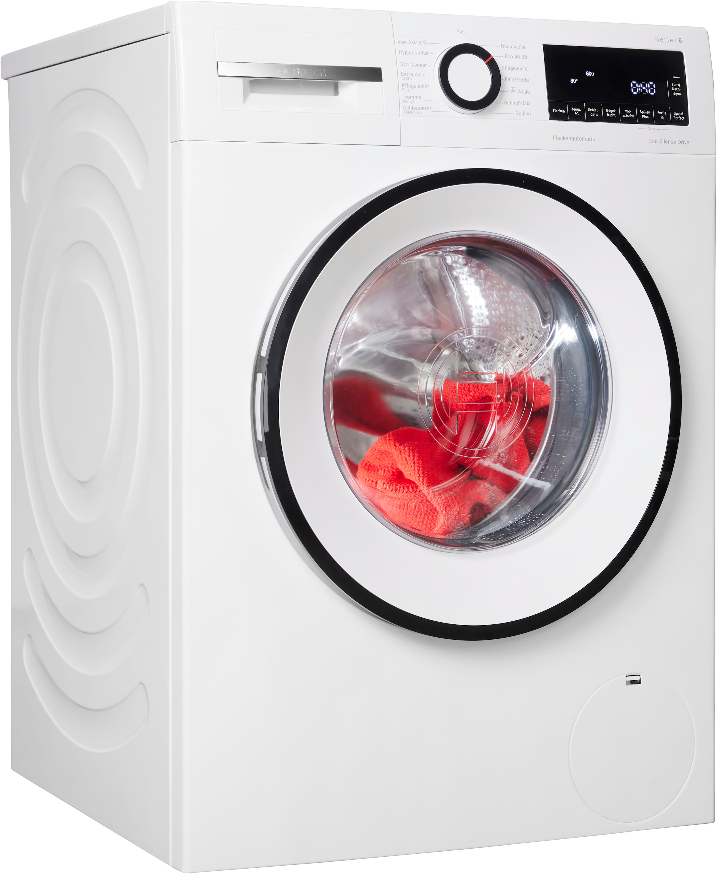 BOSCH Waschmaschine Serie 6 "WGG244ZV0" 9 kg 1400 U/min Knitter-Programm Ir günstig online kaufen