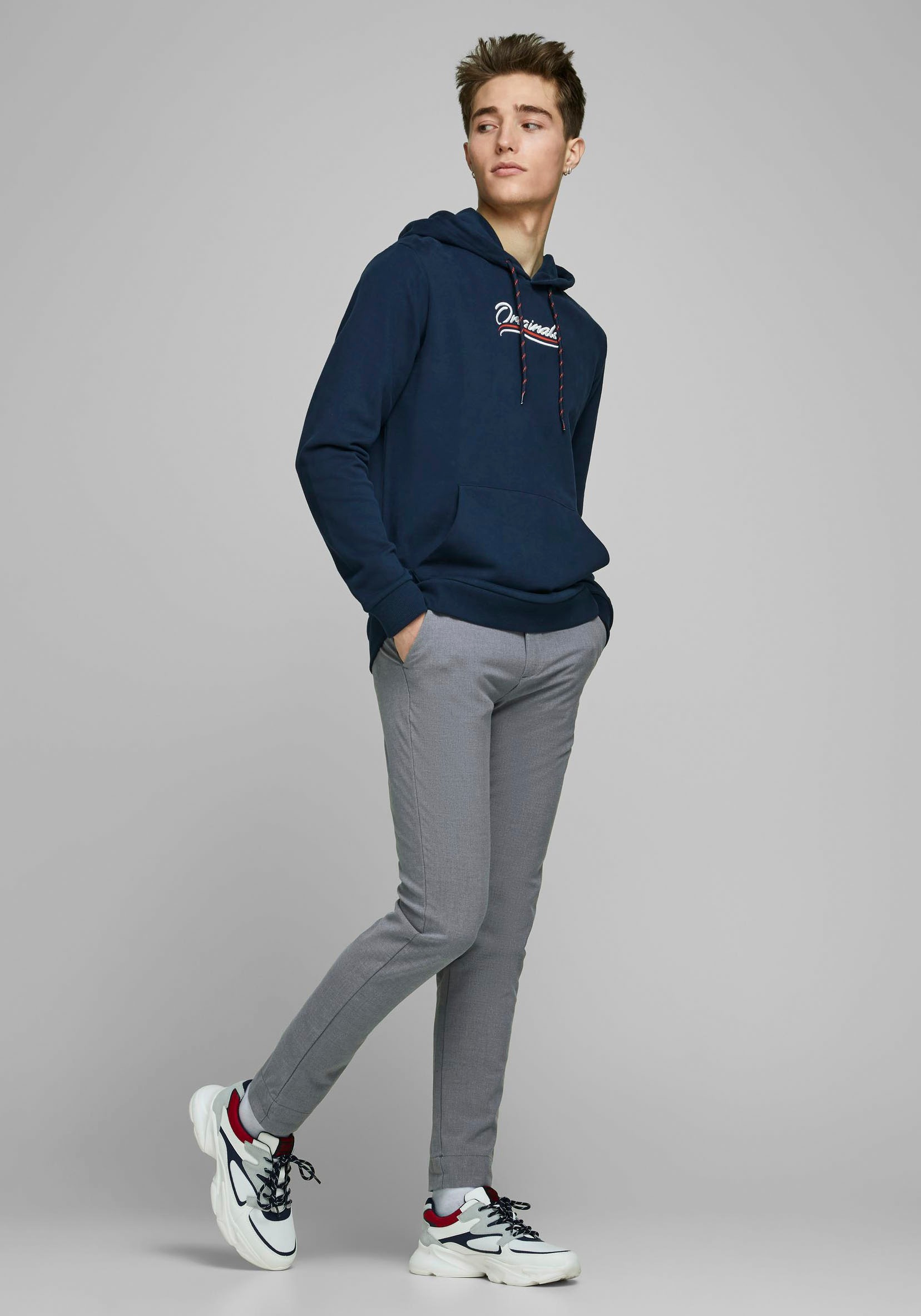 Thumbnail - Jack & Jones Chinohose "MARCO – Chinohose mit Stretchanteil und Komfort" modisch, slim fit, Web