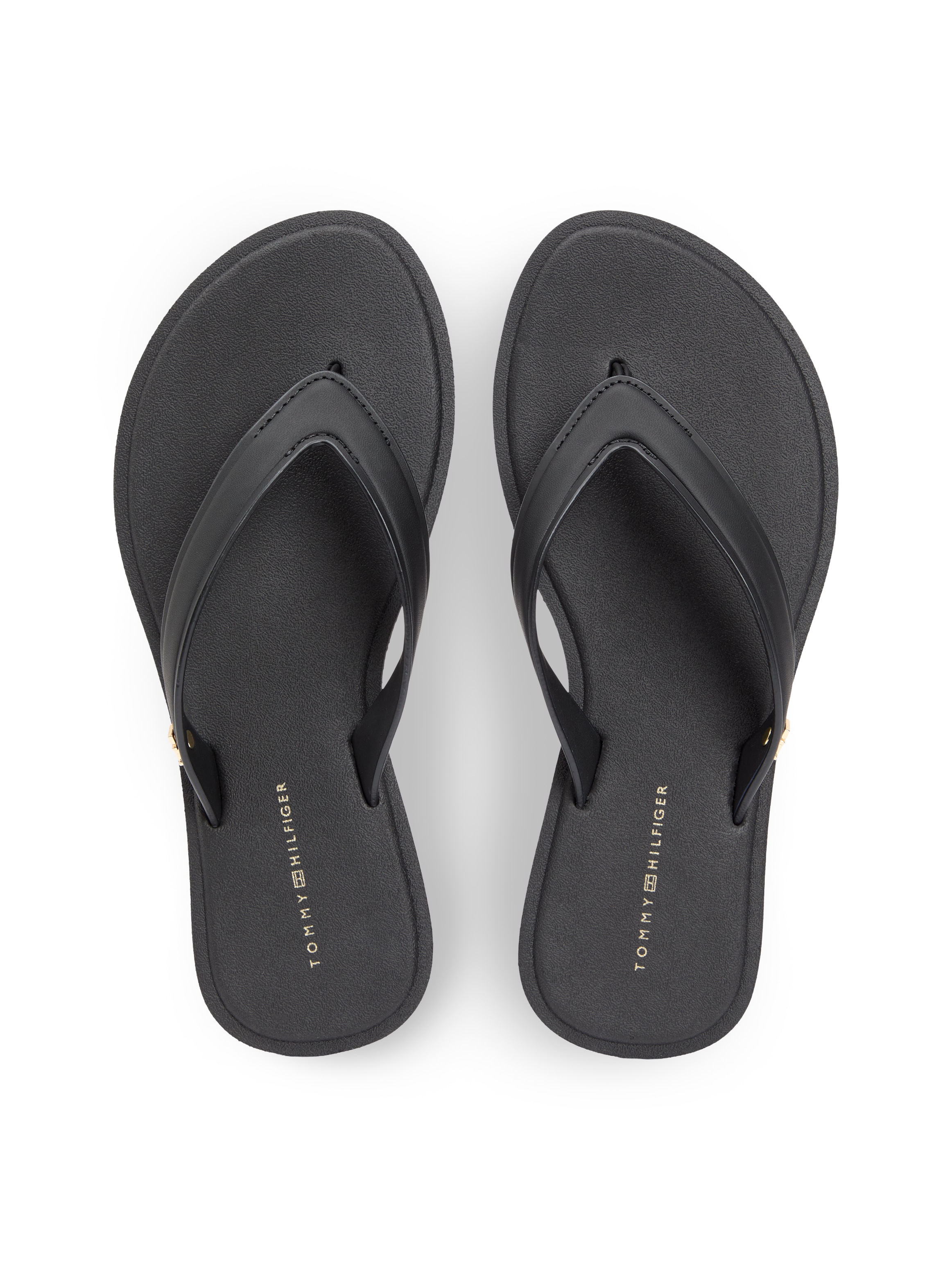 Tommy Hilfiger Zehentrenner »TH SCANDI PREMIUM SUMMER SANDAL«  Strandschuh, Pool Slides, Dianette, Flat mit Logo-Emblem