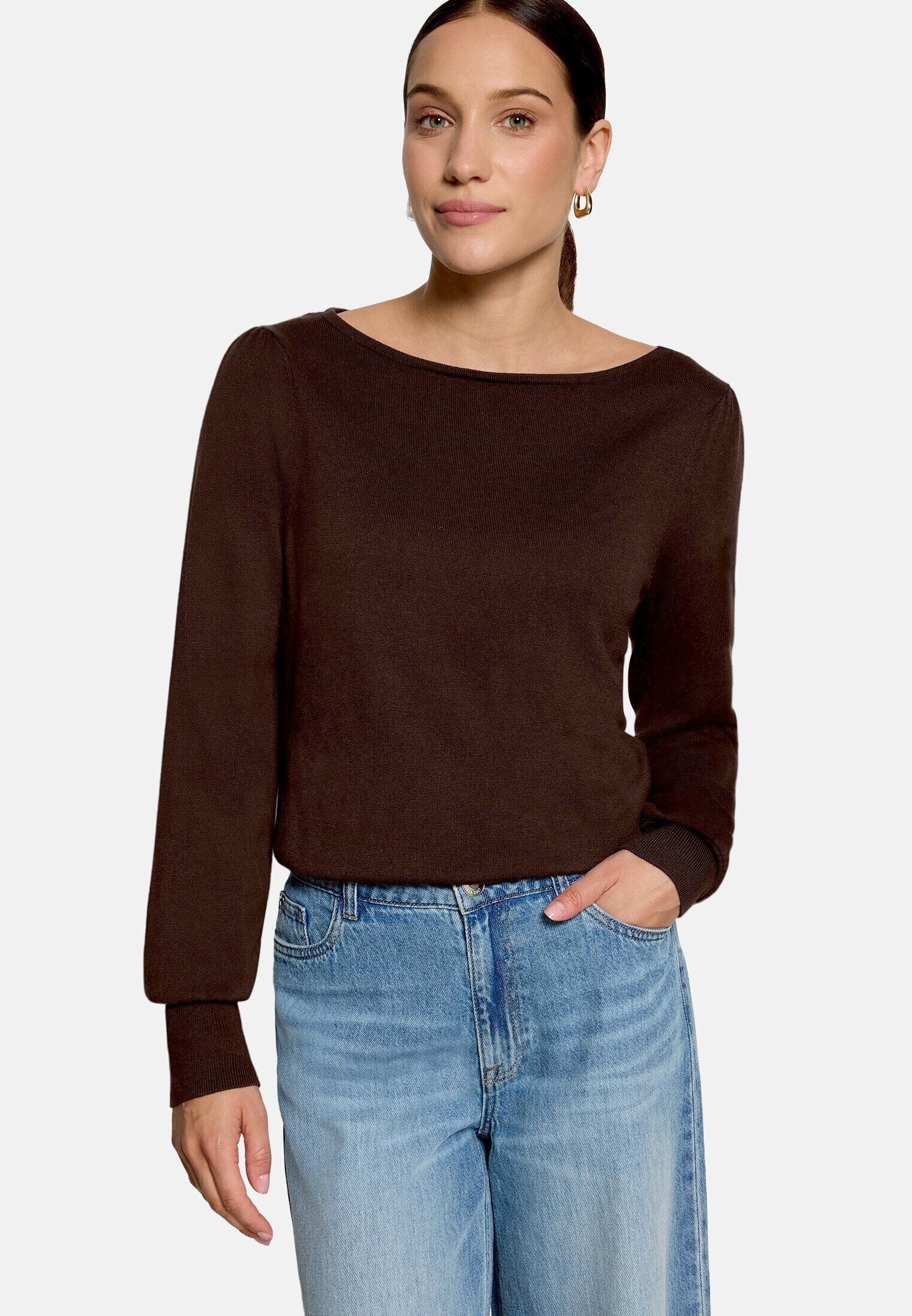 Zero Strickpullover »Damen langarm« 1 Stk. Struktur