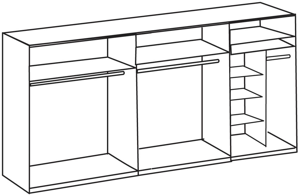 BAUR mit | Wimex zusätzlicher Schwebetürenschrank Innenausstattung »Bern«,