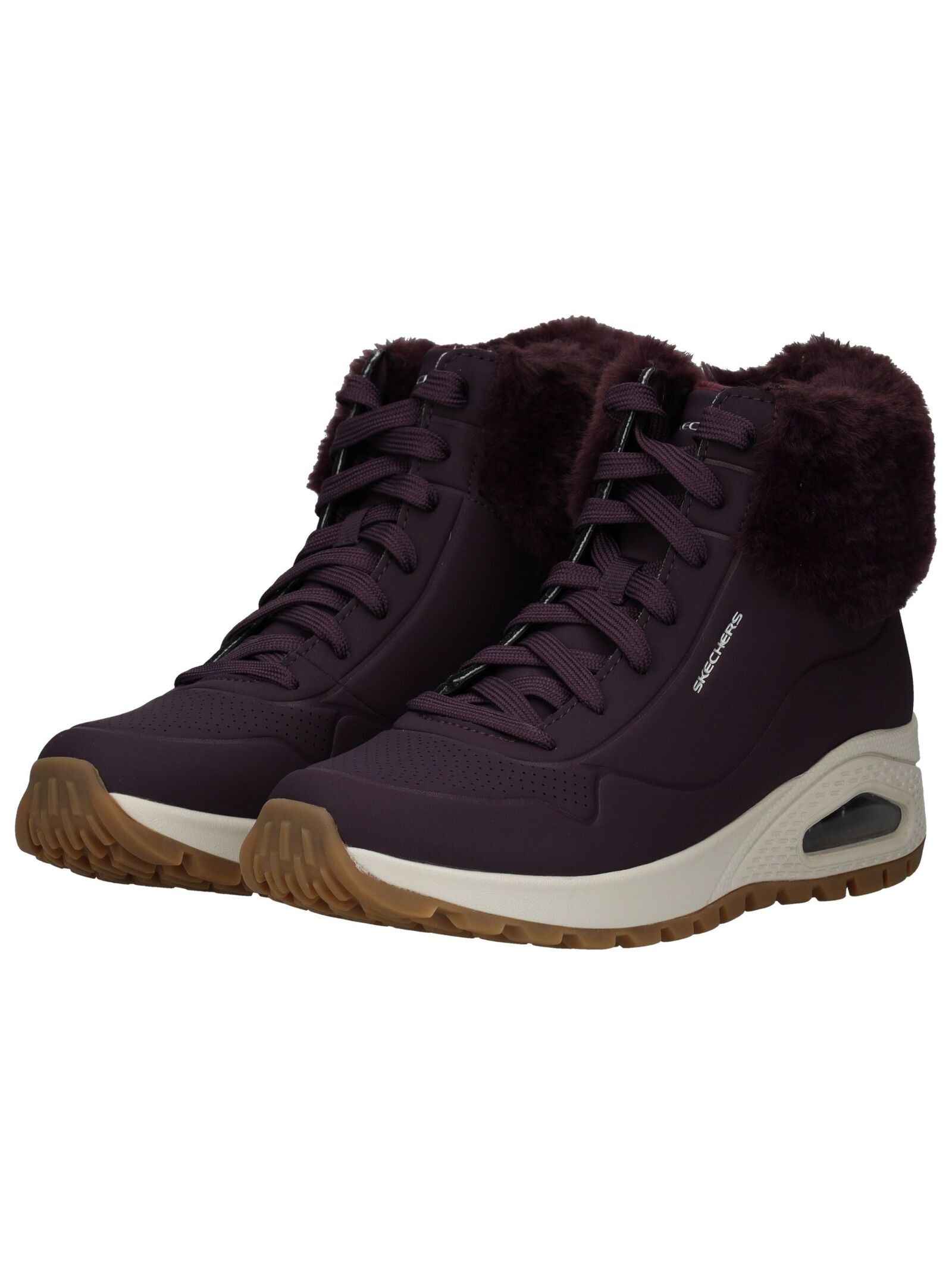 Skechers Schnürstiefelette »Skechers Stiefelette Lederimitat/Textil«