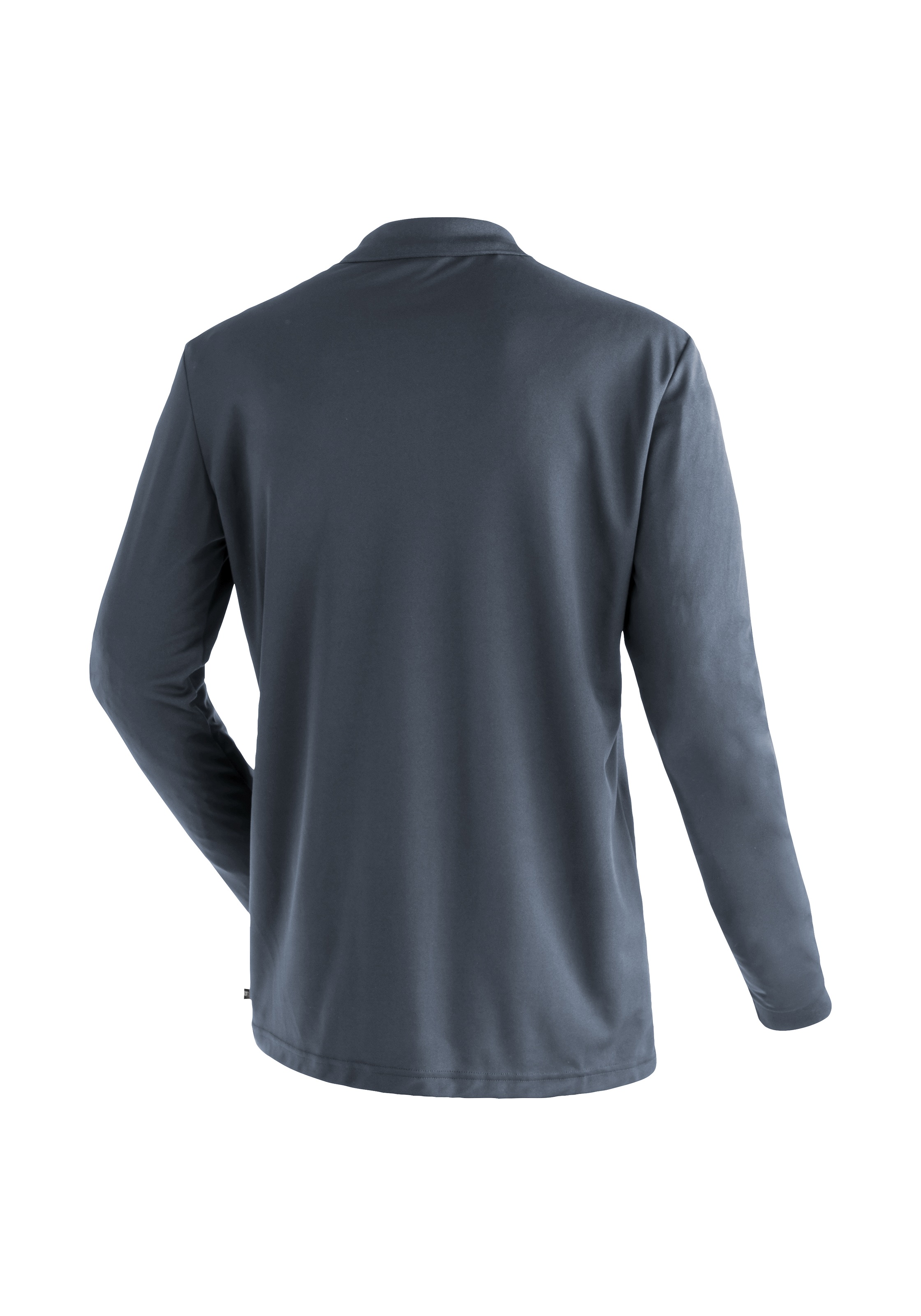 Thumbnail - Maier Sports Poloshirt "Ulrich L/S" Herren Funktionsshirt, langarm Freizeitshirt mit Hemdkragen, Reg. Fit