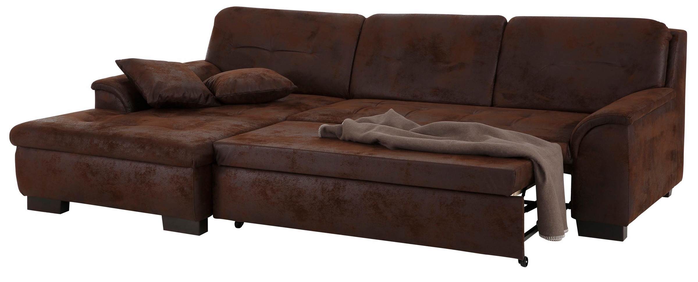 Home affaire Ecksofa »Bergen«, wahlweise mit Bettfunktion L-Form