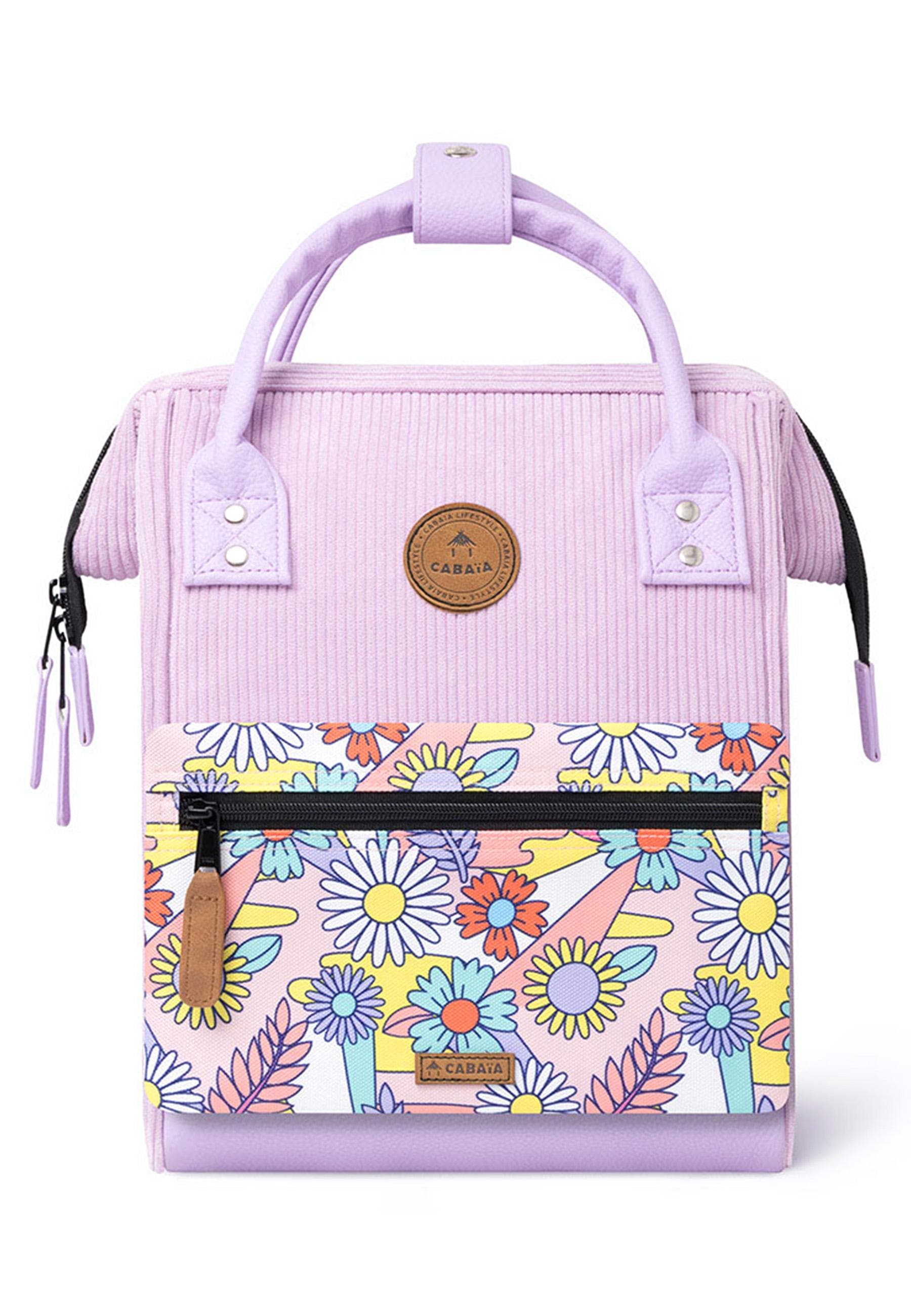 CABAIA Tagesrucksack »Adventurer S Cord Recycled«, Cord-Rucksack mit austauschbaren Vordertaschen