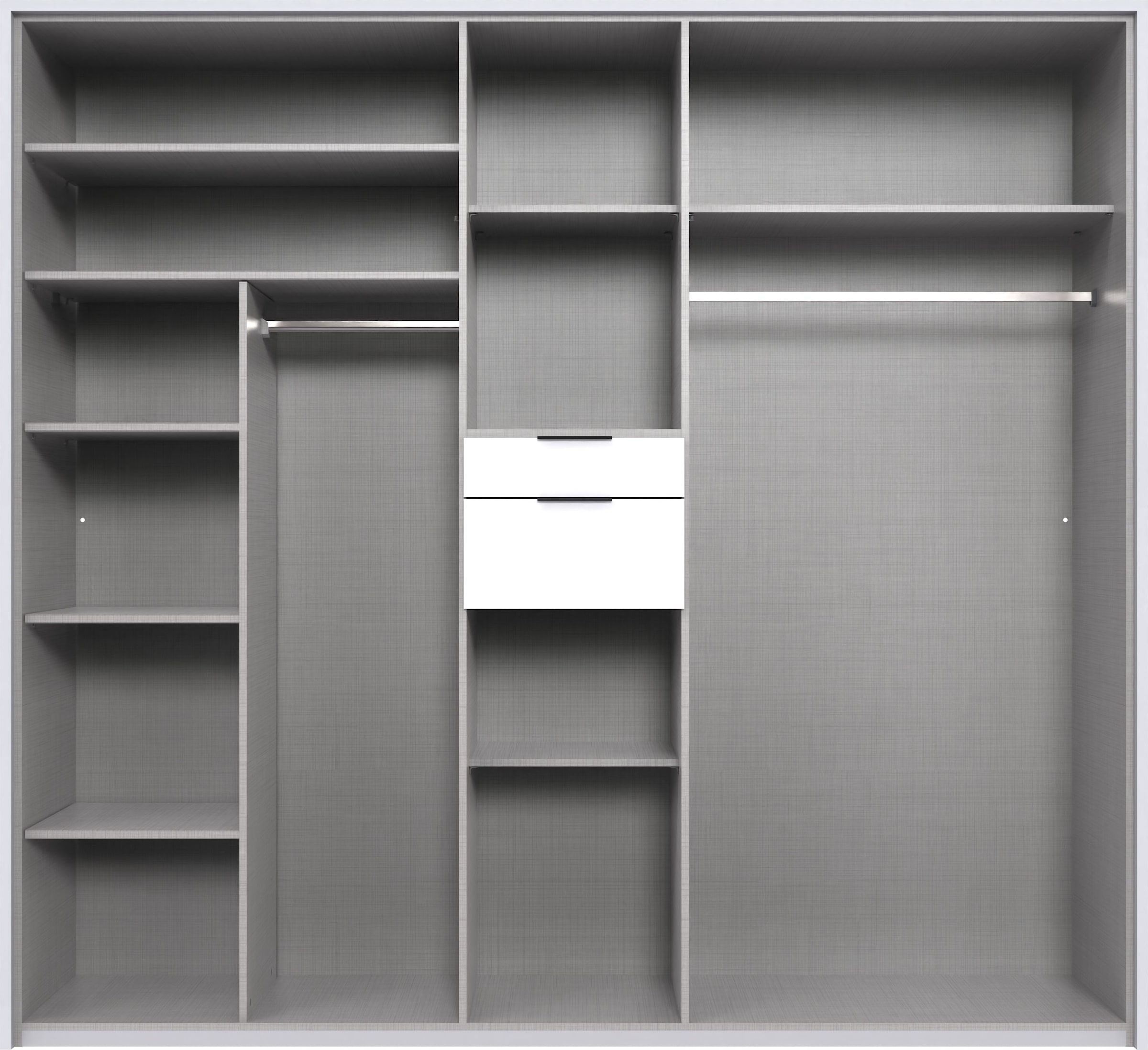 Wimex Drehtürenschrank »Moldau Kleiderschrank mit Spiegel Schlafzimmerschrank Bestseller«, Wähle deine Innenausstattung fertig konfiguriert im Schrank