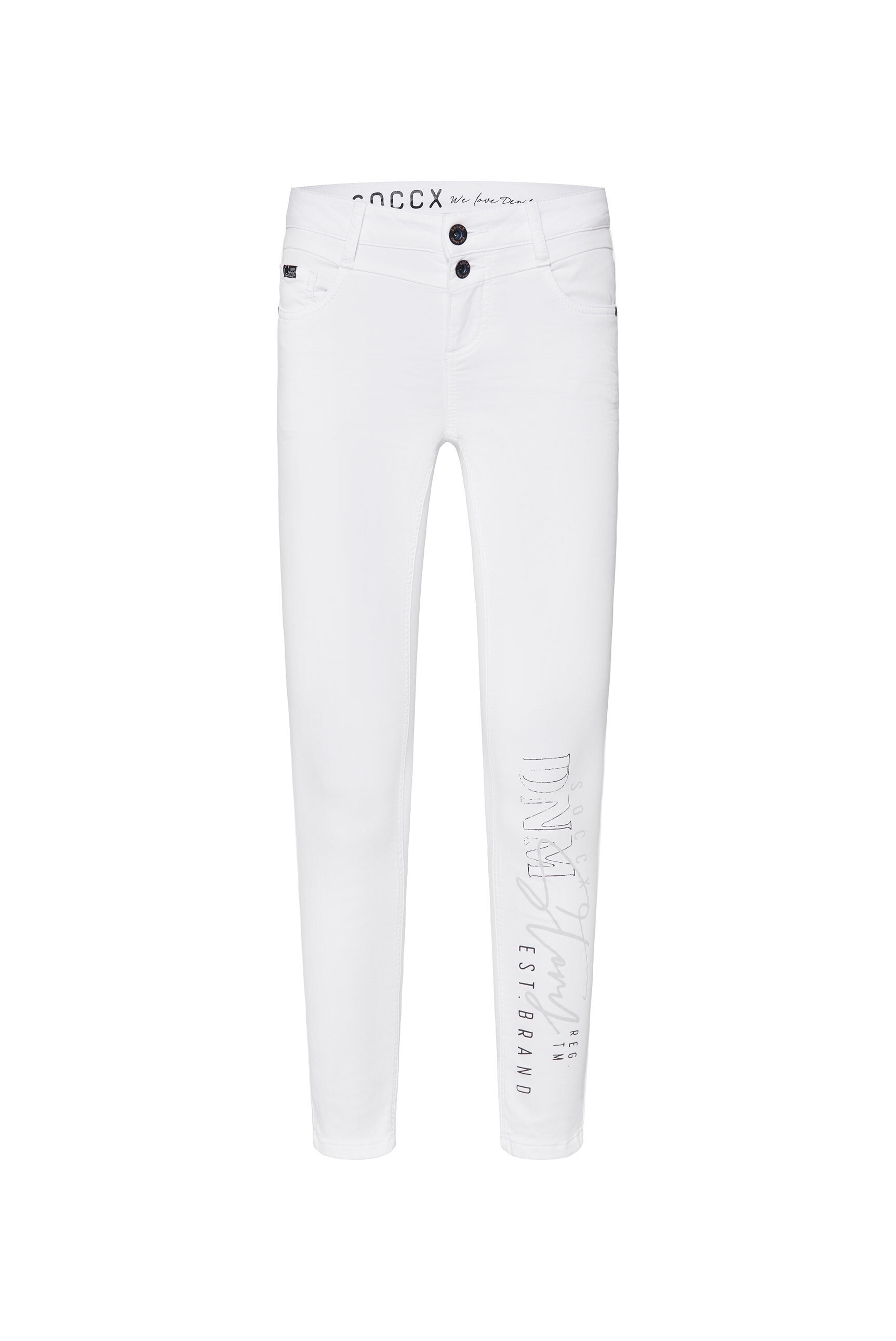 SOCCX Slim-fit-Jeans, aus Sweatmaterial günstig online kaufen