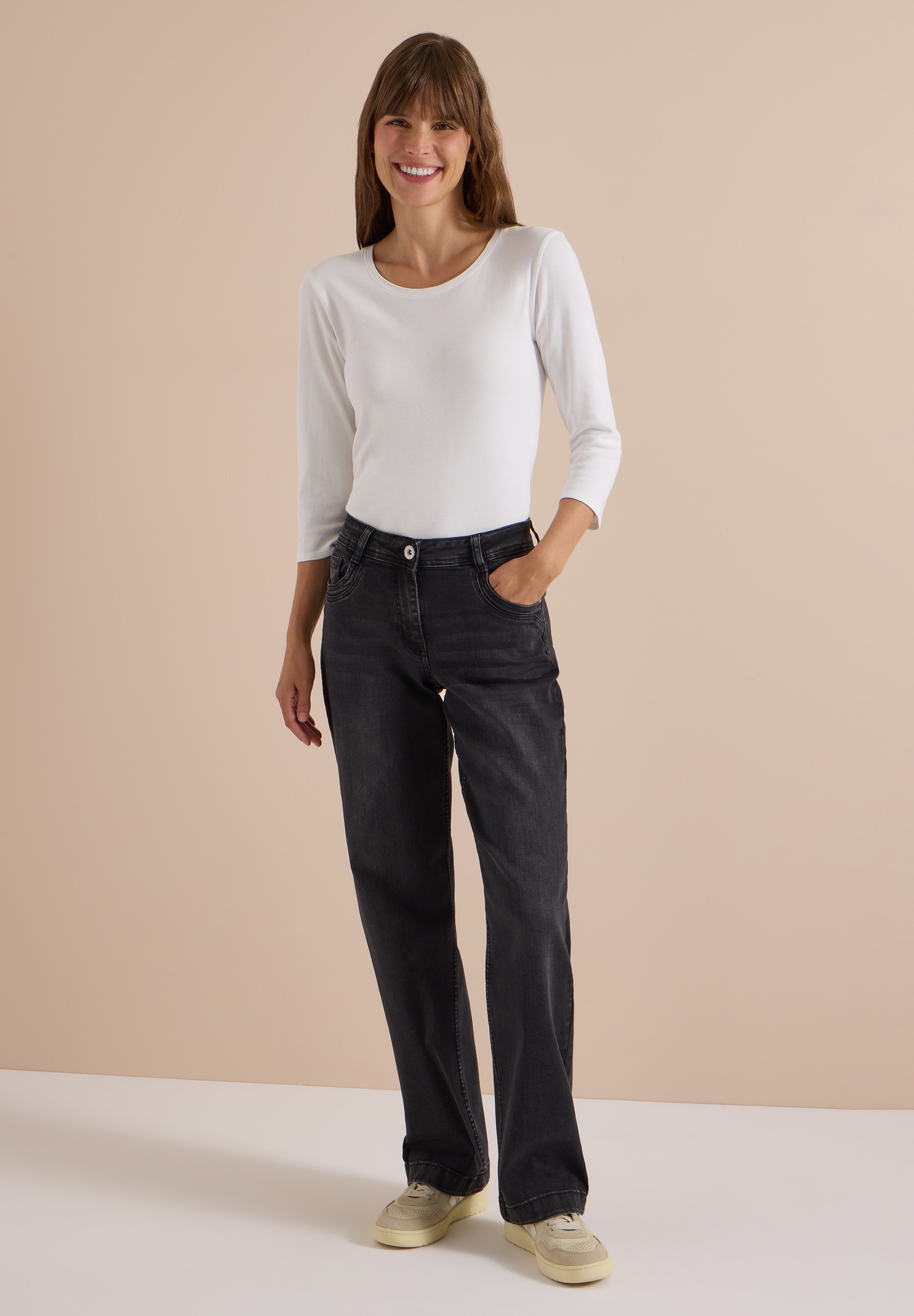 Cecil Loose-fit-Jeans mit Wide Legs
