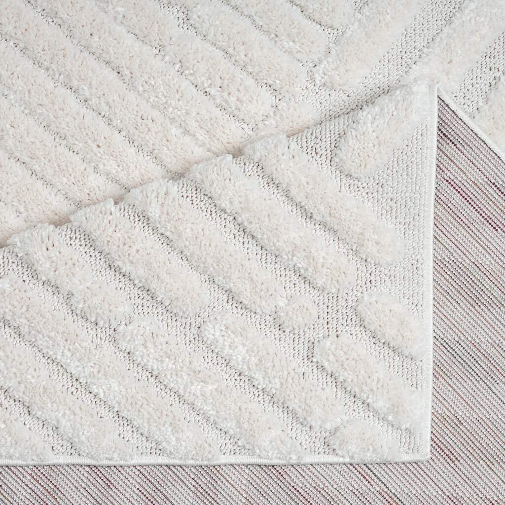 Carpet City Hochflor-Teppich »FOCUS749«, rechteckig, 20 mm Höhe, Boho-Teppich, Hochtief-Muster/ 3D-Effekt, für Wohnzimmer, Schlafzimmer