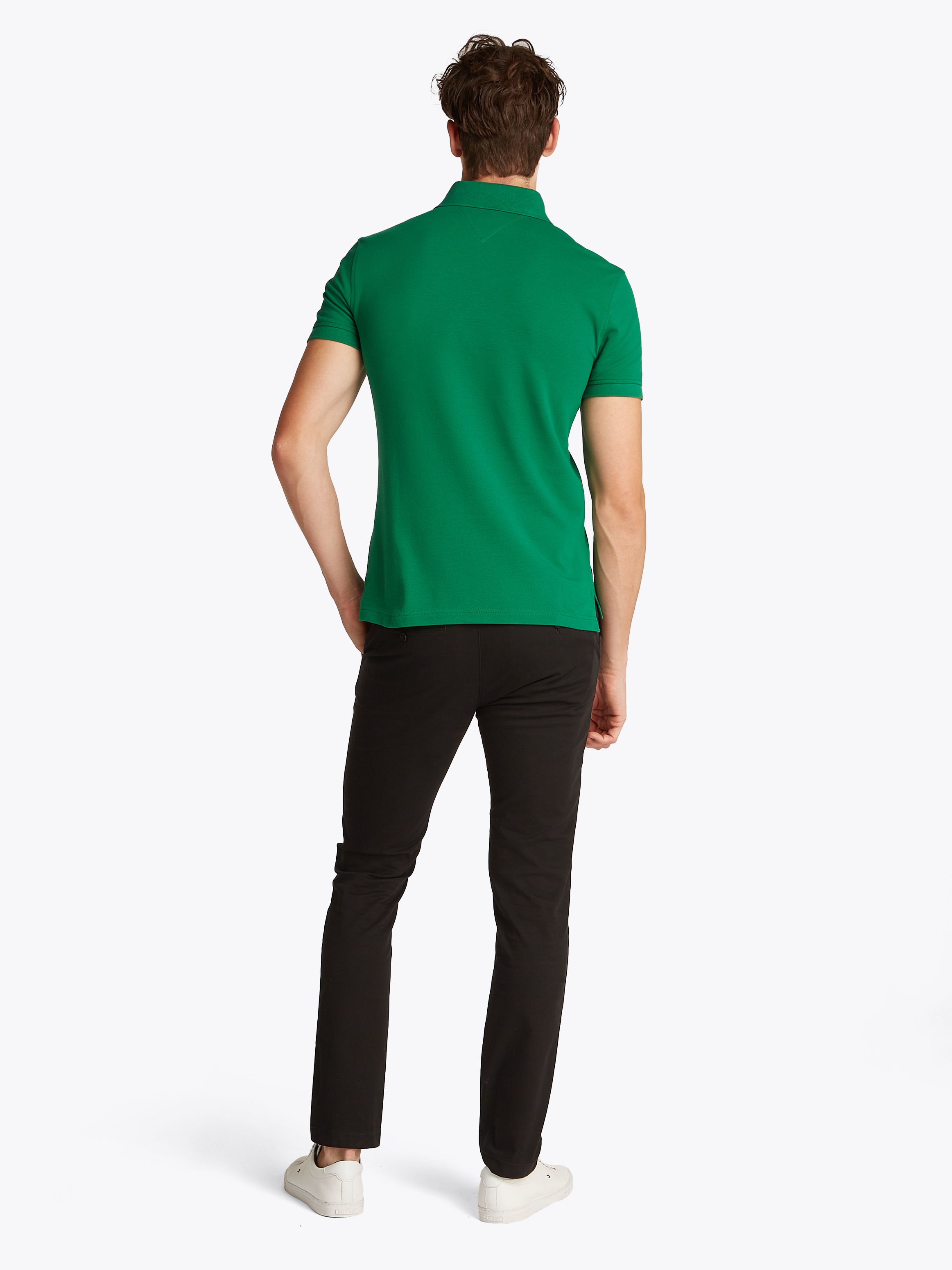 Tommy Hilfiger Poloshirt »1985 SLIM POLO«, aus leicht strukturiertem Piqué-Material