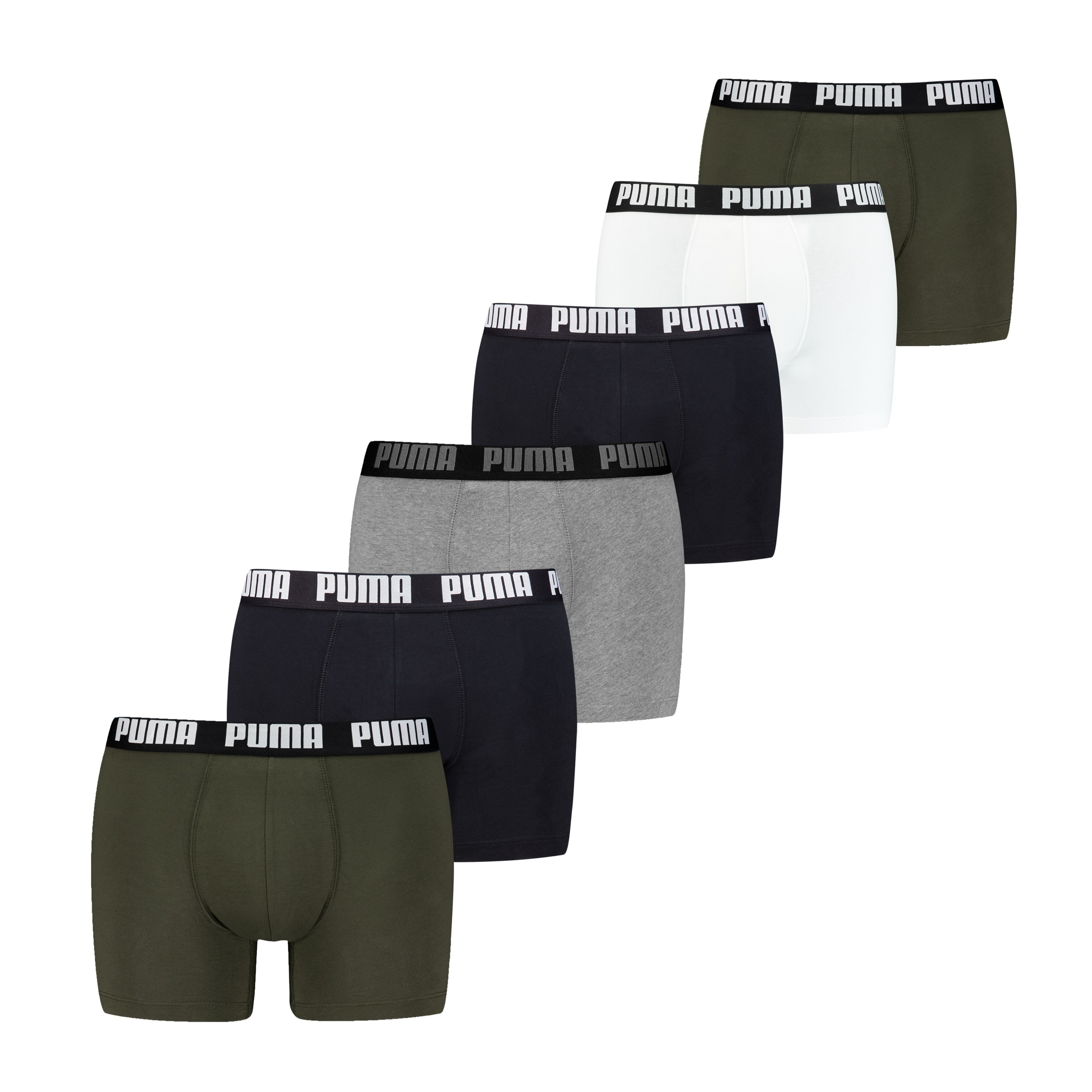 PUMA Boxershorts "PUMA MEN EVERYDAY BOXER 6P ECOM" 6er Pack, Elastischer Lo günstig online kaufen