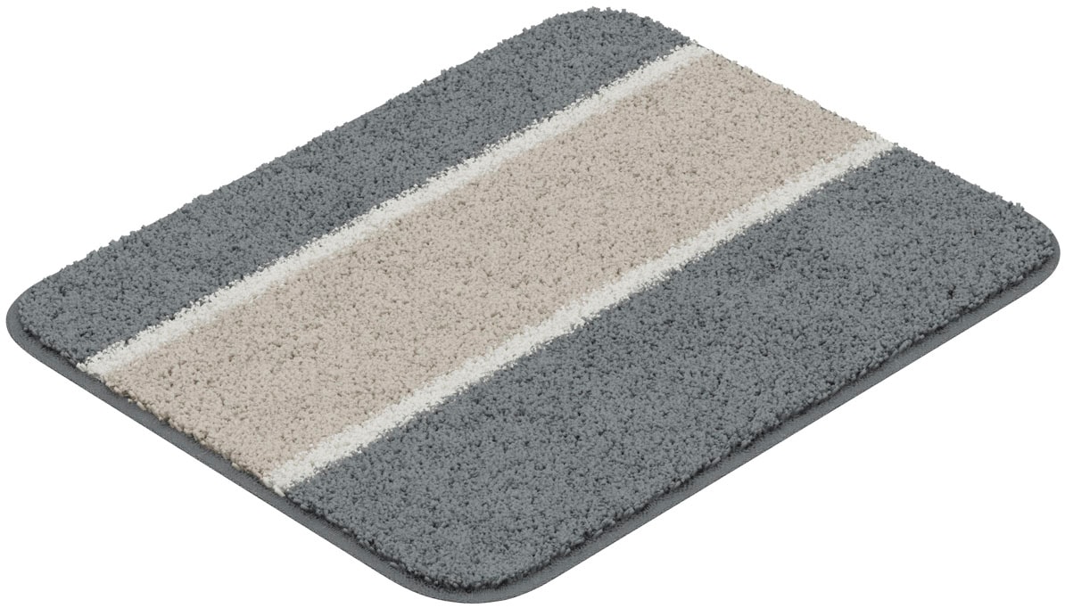 Linea Due Badematte »Waymore« Höhe 18 mm rutschhemmend beschichtet fußbodenheizungsgeeignet