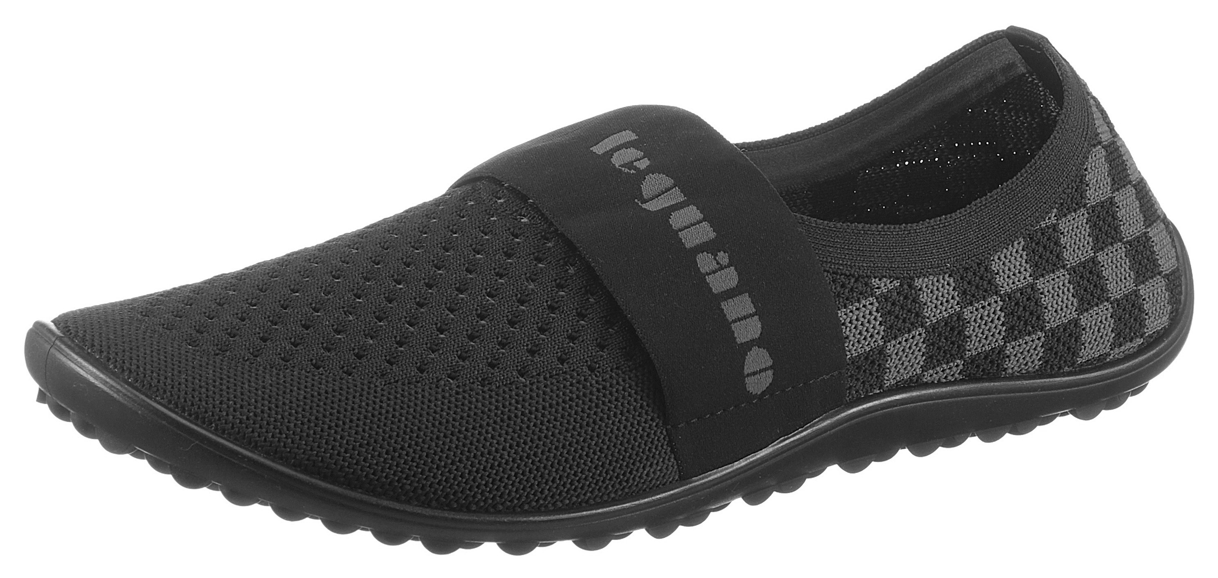 leguano -  Slipper "Barfußschuh, CHESS", verstärkt das taktile Empfinden
