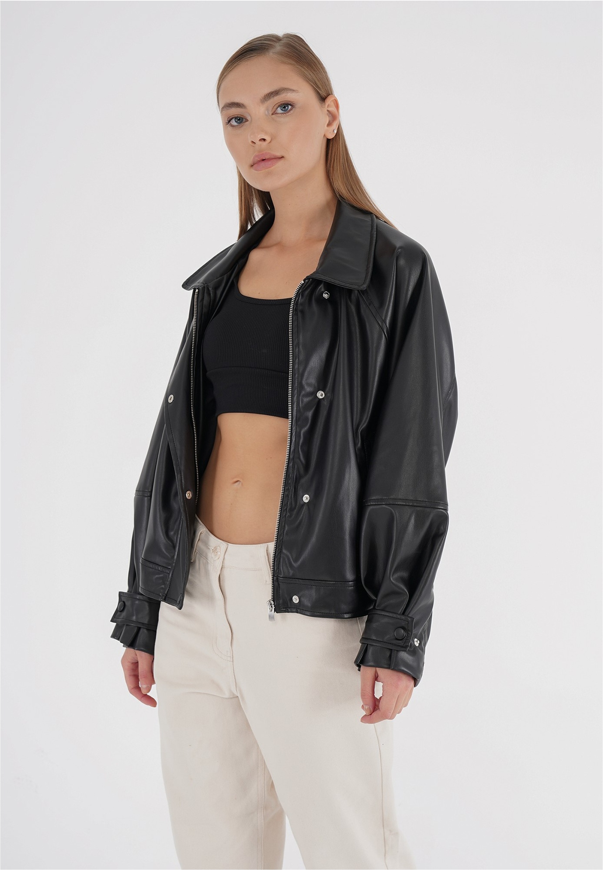 Thumbnail - freshlions Outdoorjacke "Mina" 1 Stk. tlg. mit Riegeln an den Ärmeln