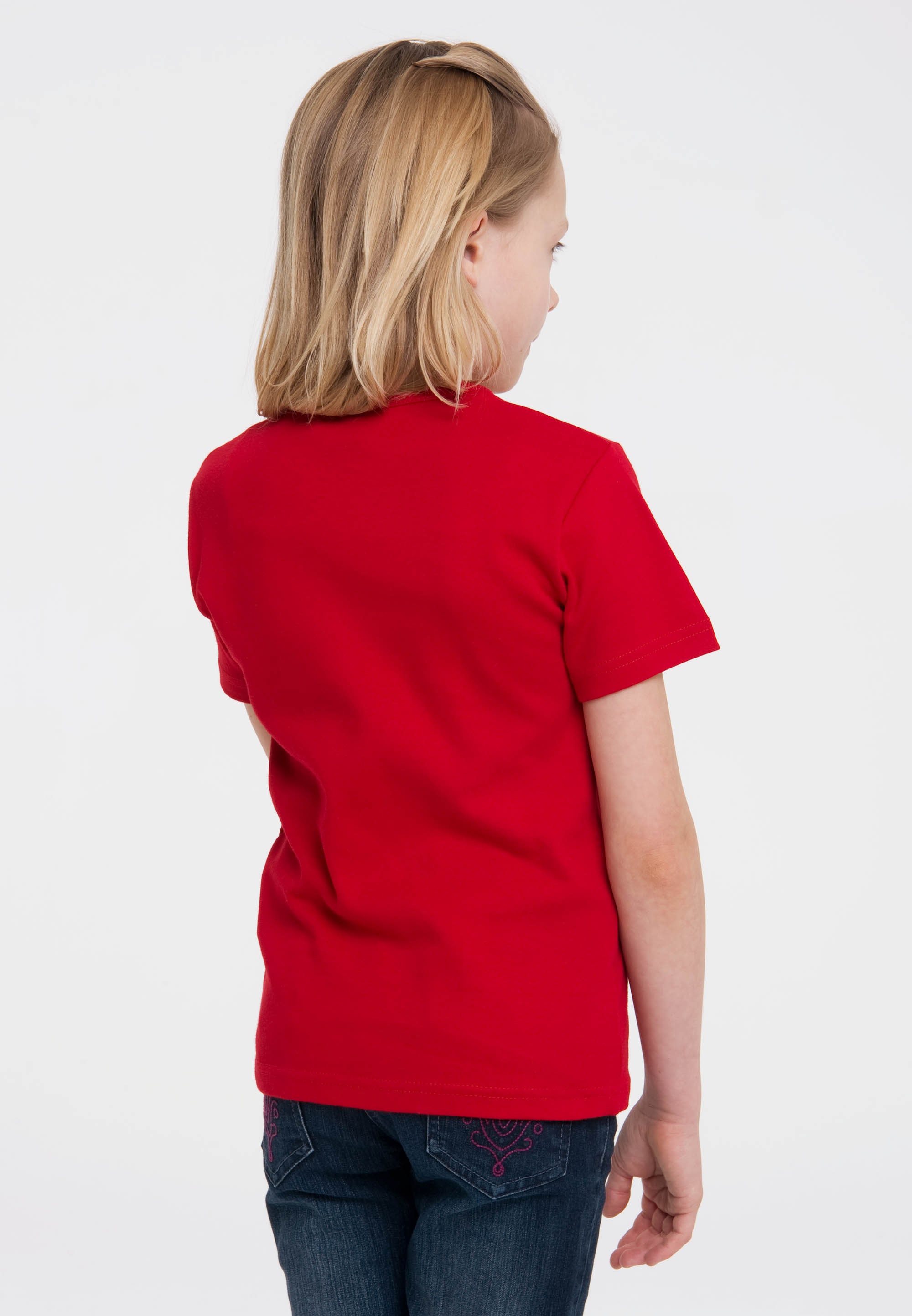 LOGOSHIRT T-Shirt »DC - Wonder Woman Logo Circle«, mit Wonder Woman-Logo