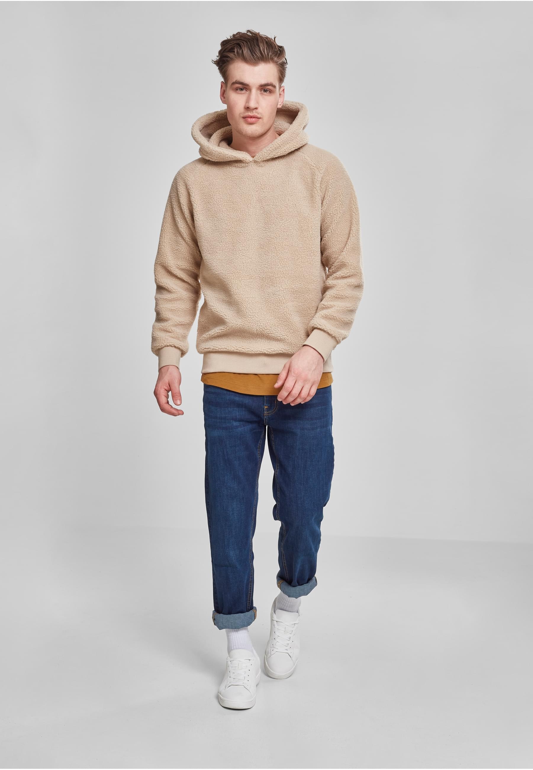 URBAN CLASSICS Sweatshirt »Urban Classics Herren Sherpa Hoody«, (1 tlg.)