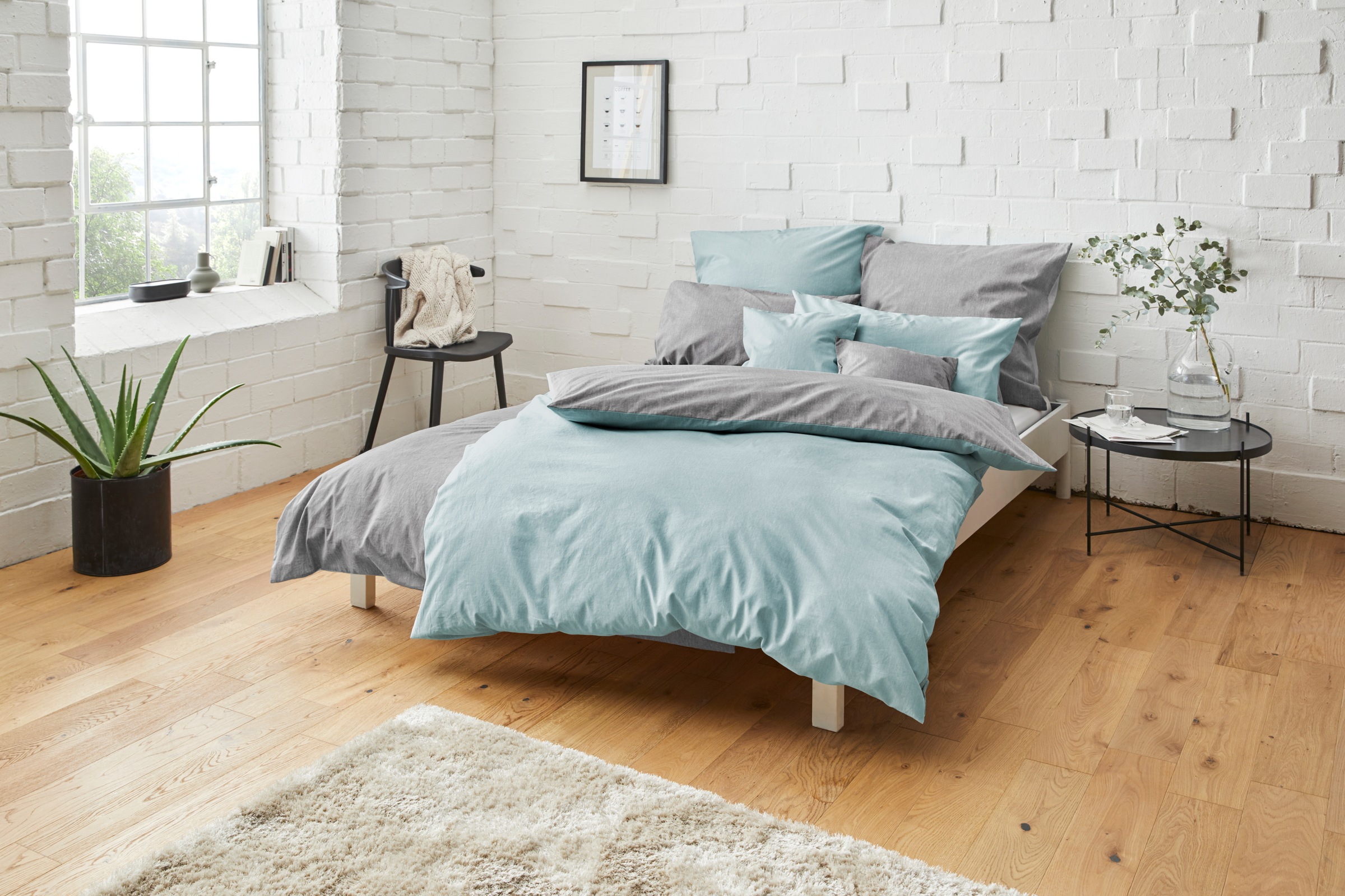 Bruno Banani Wendebettwäsche "Merlin in Gr. 135x200 oder 155x220 cm" 2 Stk. günstig online kaufen