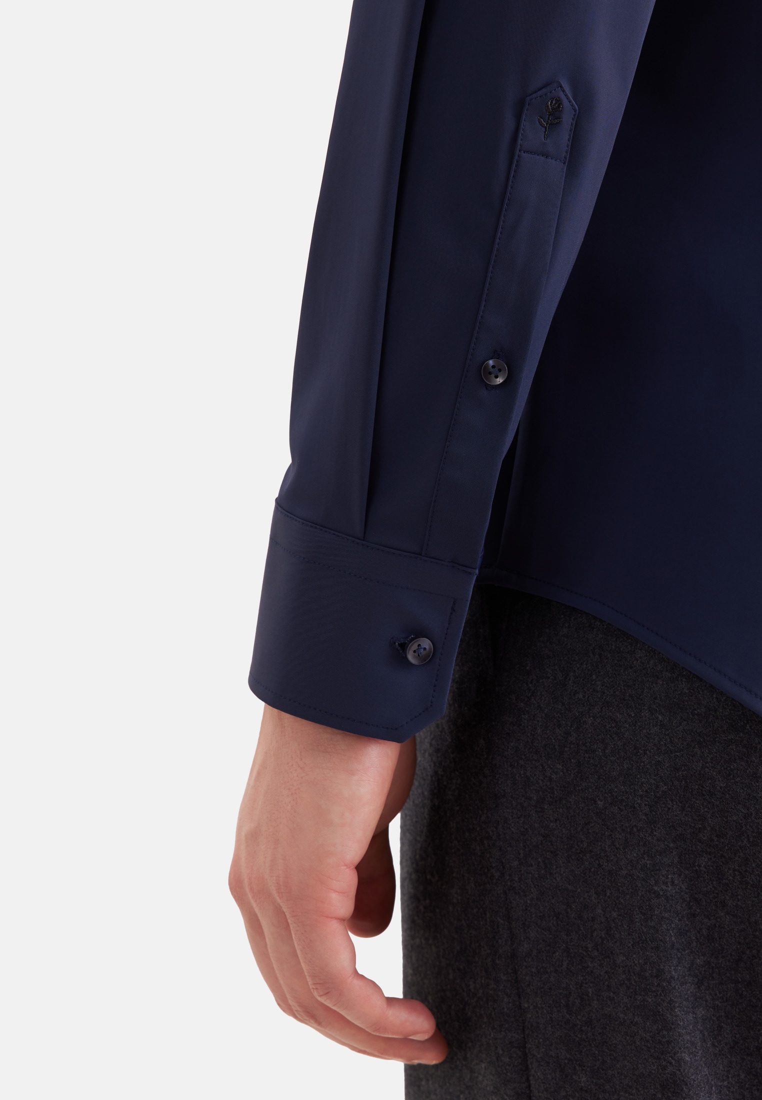 seidensticker Businesshemd »Schwarze Rose« Slim 1/1 Kentkragen Uni