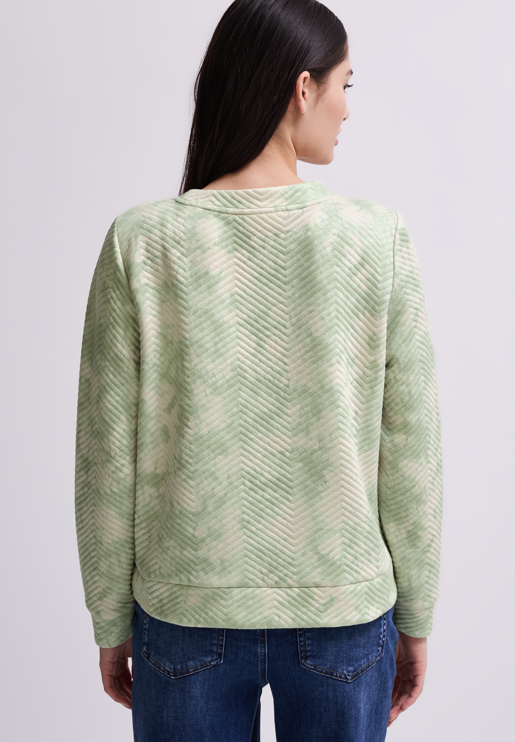 STREET ONE STUDIO Langarmshirt, mit Muster
