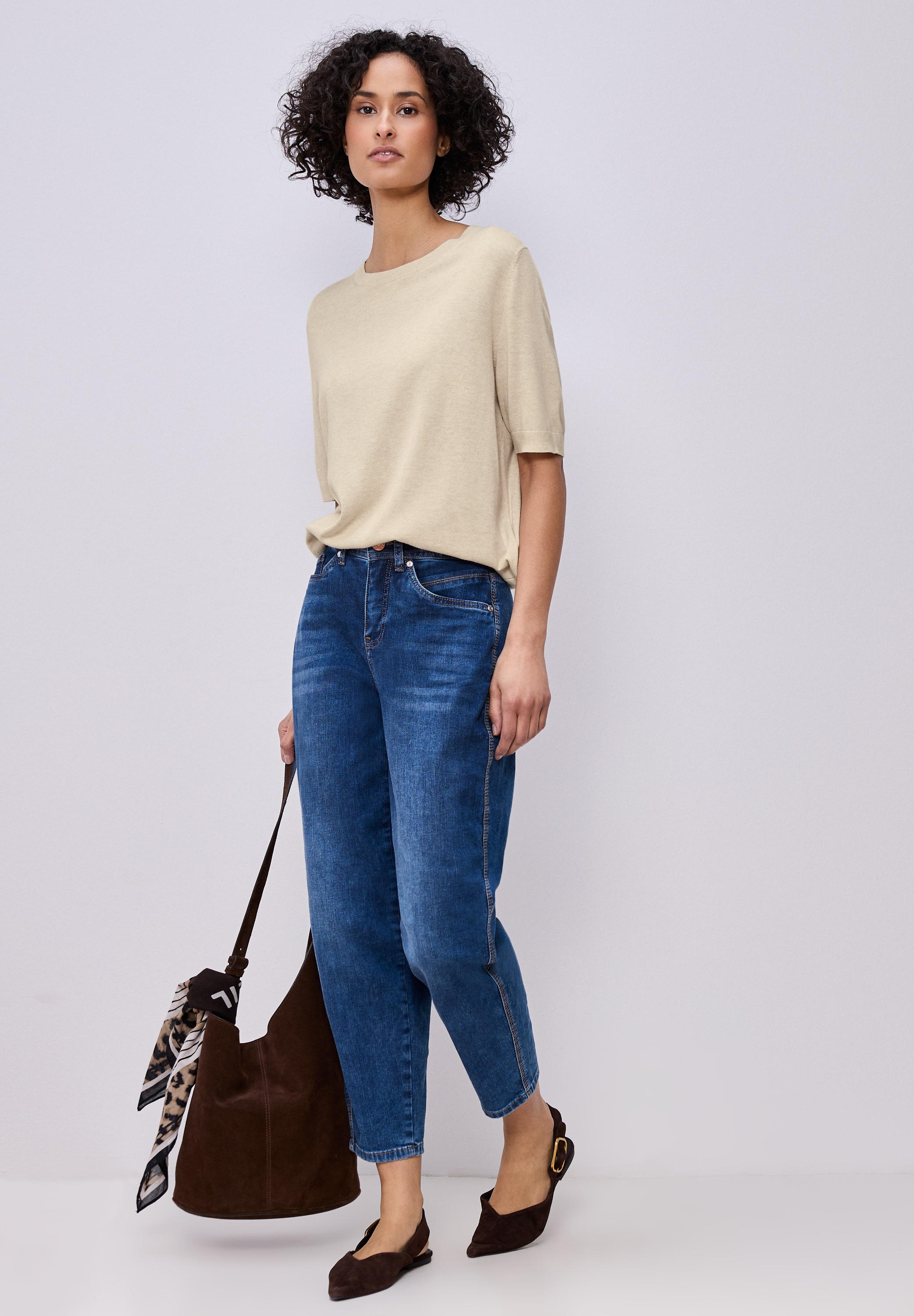 Thumbnail - STREET ONE Rundhalspullover Rundhalsausschnitt