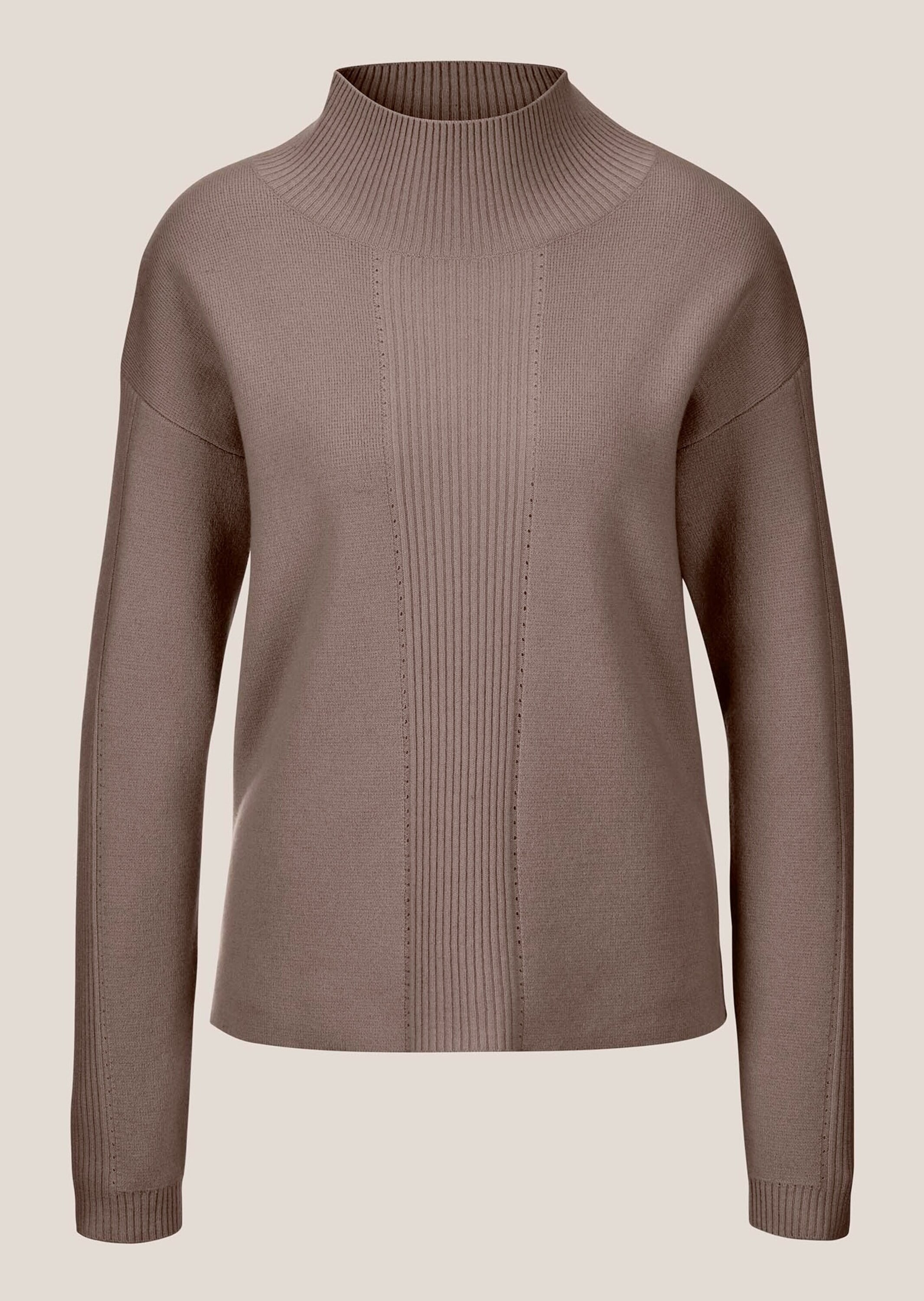 MADELEINE Longpullover "Strickpullover Kaschmir-Pullover mit Pointelle-Must günstig online kaufen