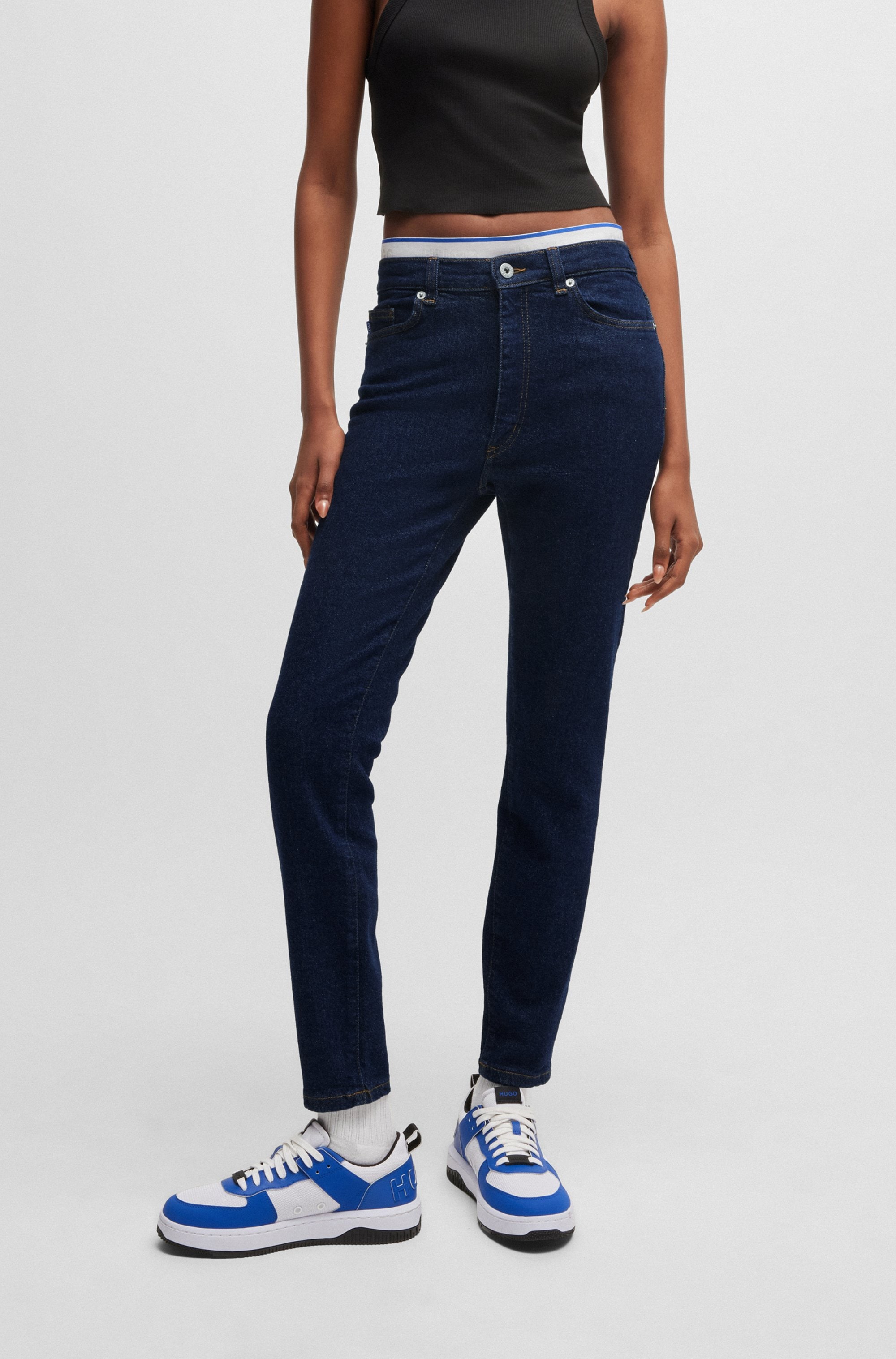 HUGO Blue Skinny-fit-Jeans "Malu", Skinny Fit mit mittlerer Leibhöhe günstig online kaufen