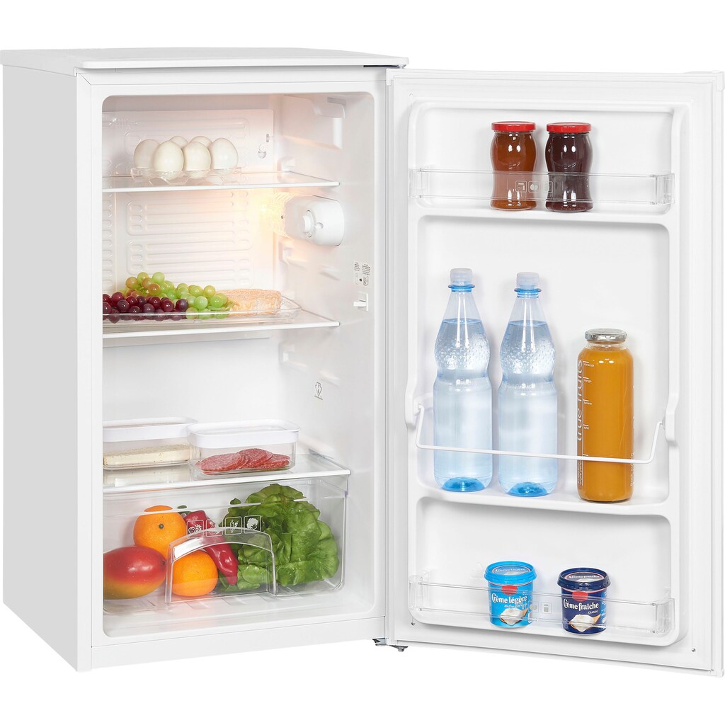 exquisit Vollraumkühlschrank »KS116-V-041E«, KS116-V-041E weiss, 85 cm hoch, 48 cm breit