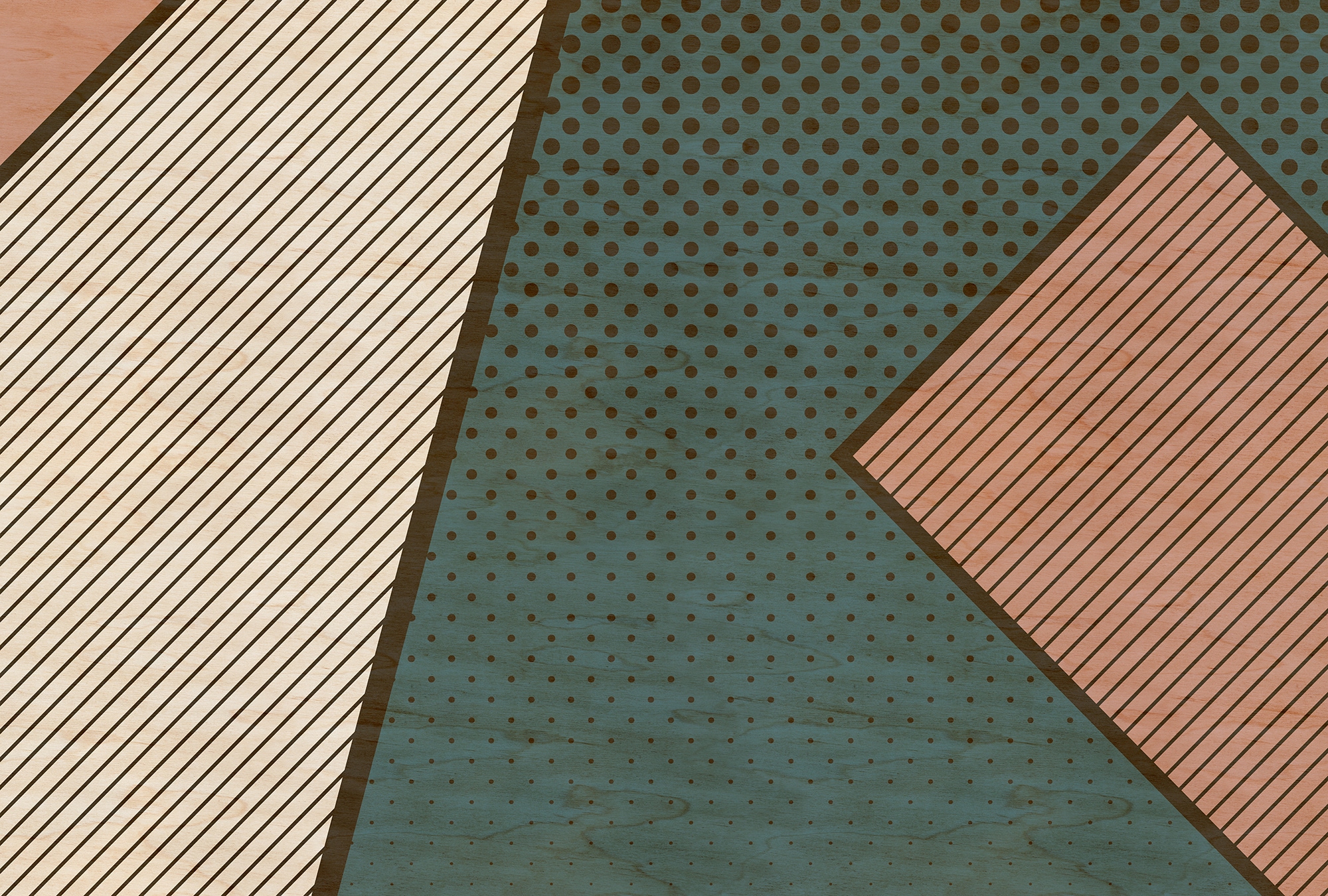 living walls Fototapete "Walls by Patel Pattern Play 1" glatt Vlies, Wand, günstig online kaufen