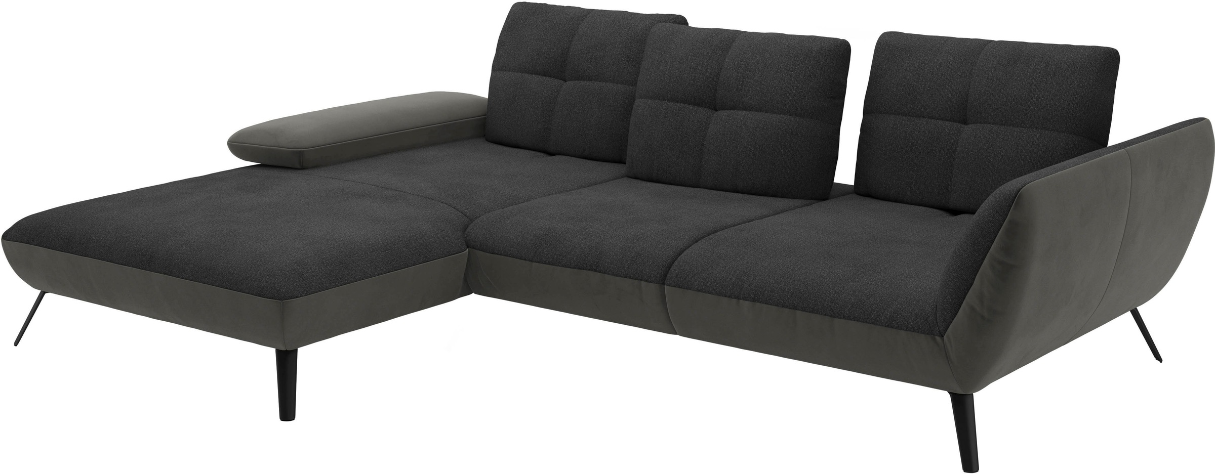 Places of Style Ecksofa »Mikado L-Form«, inkl. Sitztiefenverstellung und Armteilverstellung