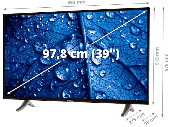 Medion® LED-Fernseher »MD31404 EU«, HD-ready, Smart-TV