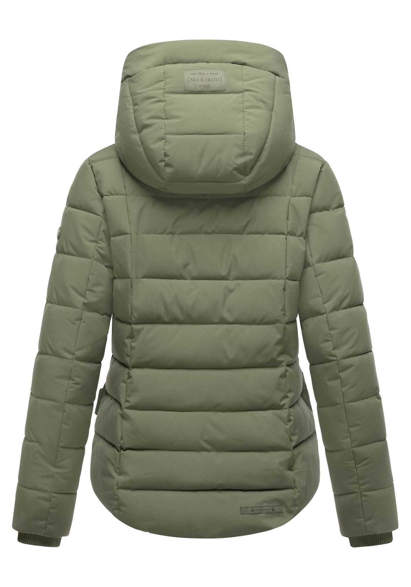 Marikoo Winterjacke »Tayenaa«, mit schmaler Steppung und extra hohem Kragen