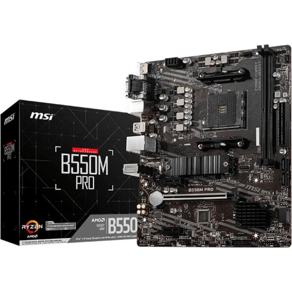 MSI Mainboard »B550M PRO«