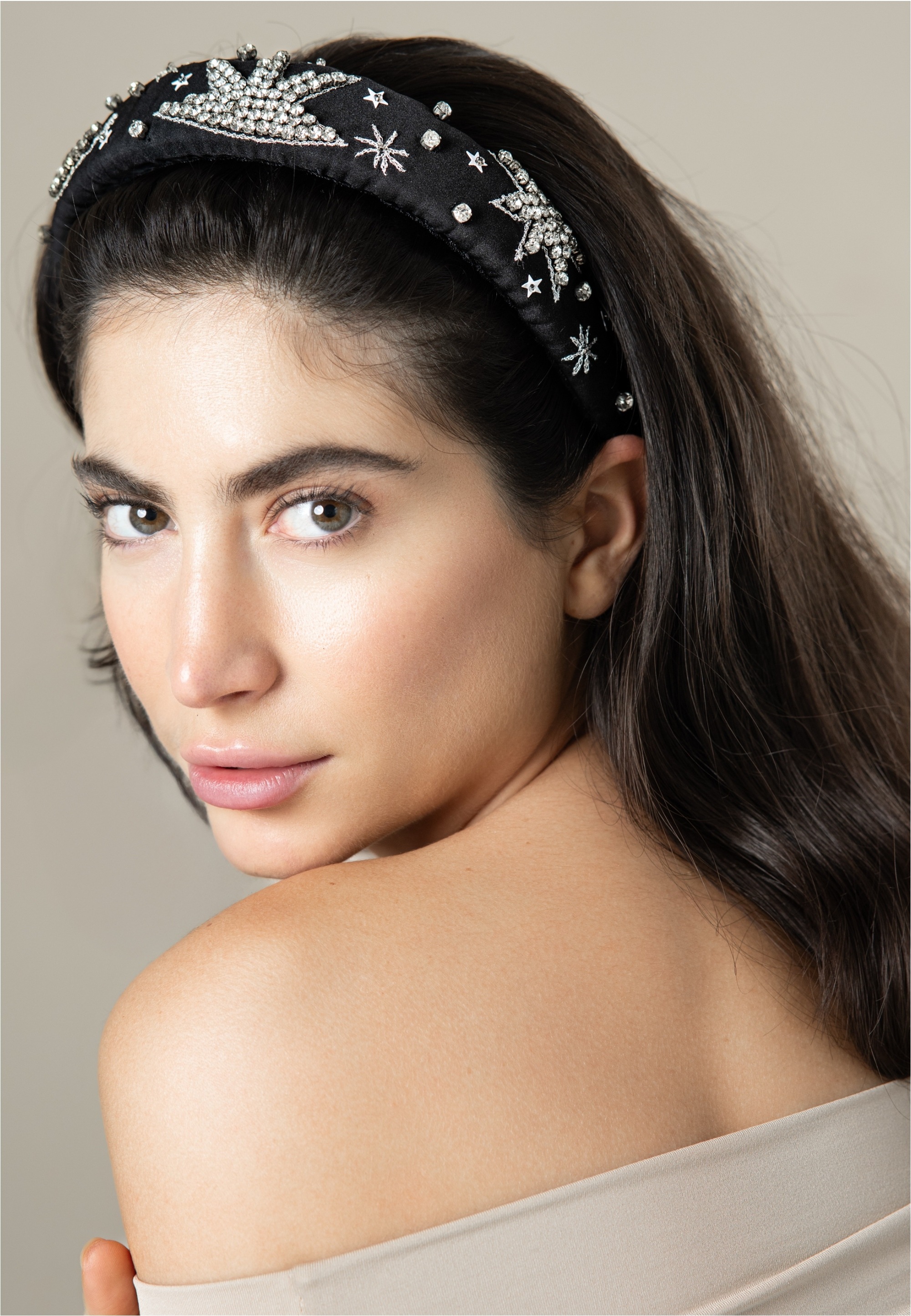 FILIPPA FIRENZE Schmuckset »Stella Luna«, im glitzernden Kristall-Design