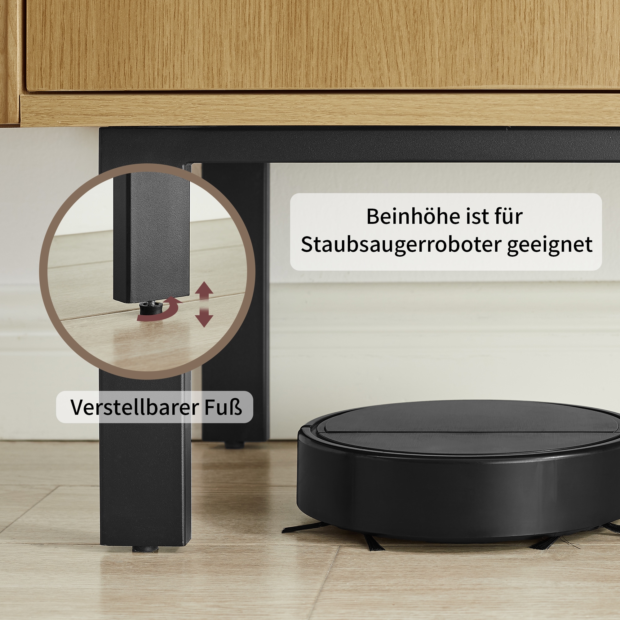 OTTO home Sideboard »Stiven« Eukalyptus und Esche, kombiniert mit Melamin, MDF und ABS-Kunststoff