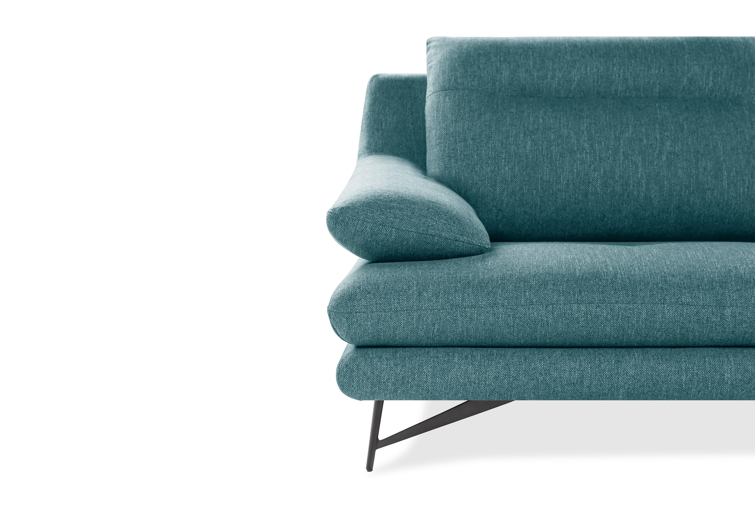CALIA ITALIA 2-Sitzer »Cezanne, italienisches Designsofa mit erstklassigem Sitzkomfort«, wahlweise mit Sitztiefenverstellung