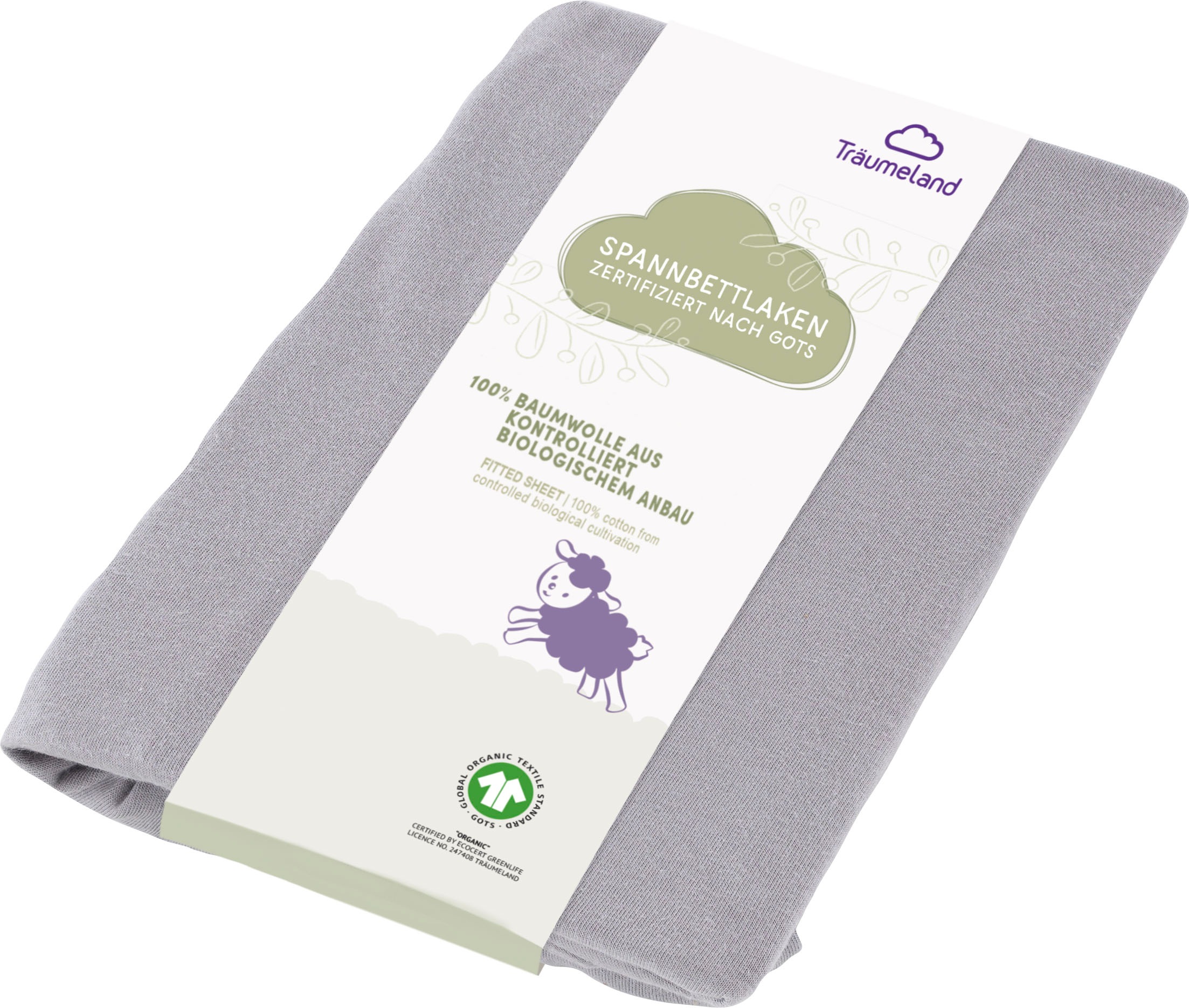 Träumeland Bettlaken "Spannbetttuch" aus Bio-Baumwolle günstig online kaufen