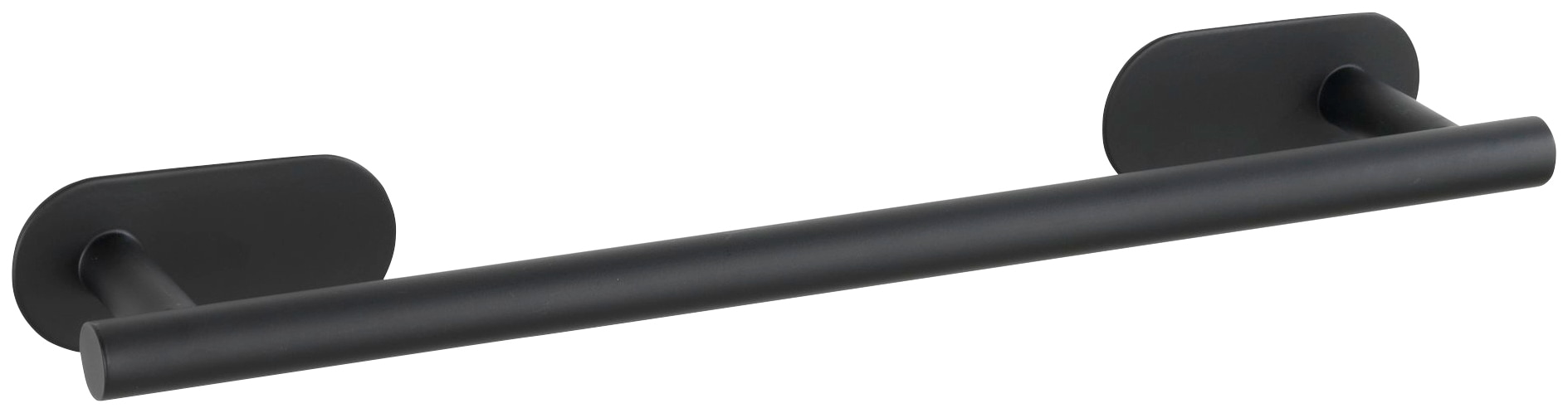 WENKO Handtuchhalter "Orea Black", BxTxH: 40x7x4,5 cm, befestigen ohne bohren
